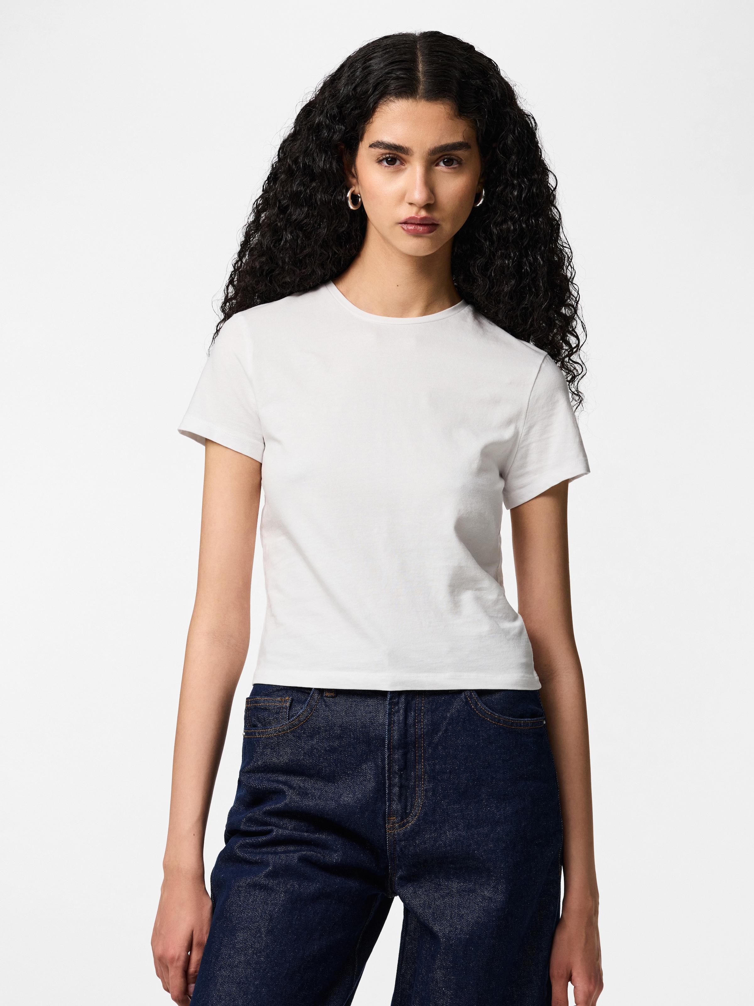 pieces Kurzarmshirt »PCAMELIA BABY TEE 2-PACK JRS NOOS BC« 2er-Pack,  mit klassischen Farben