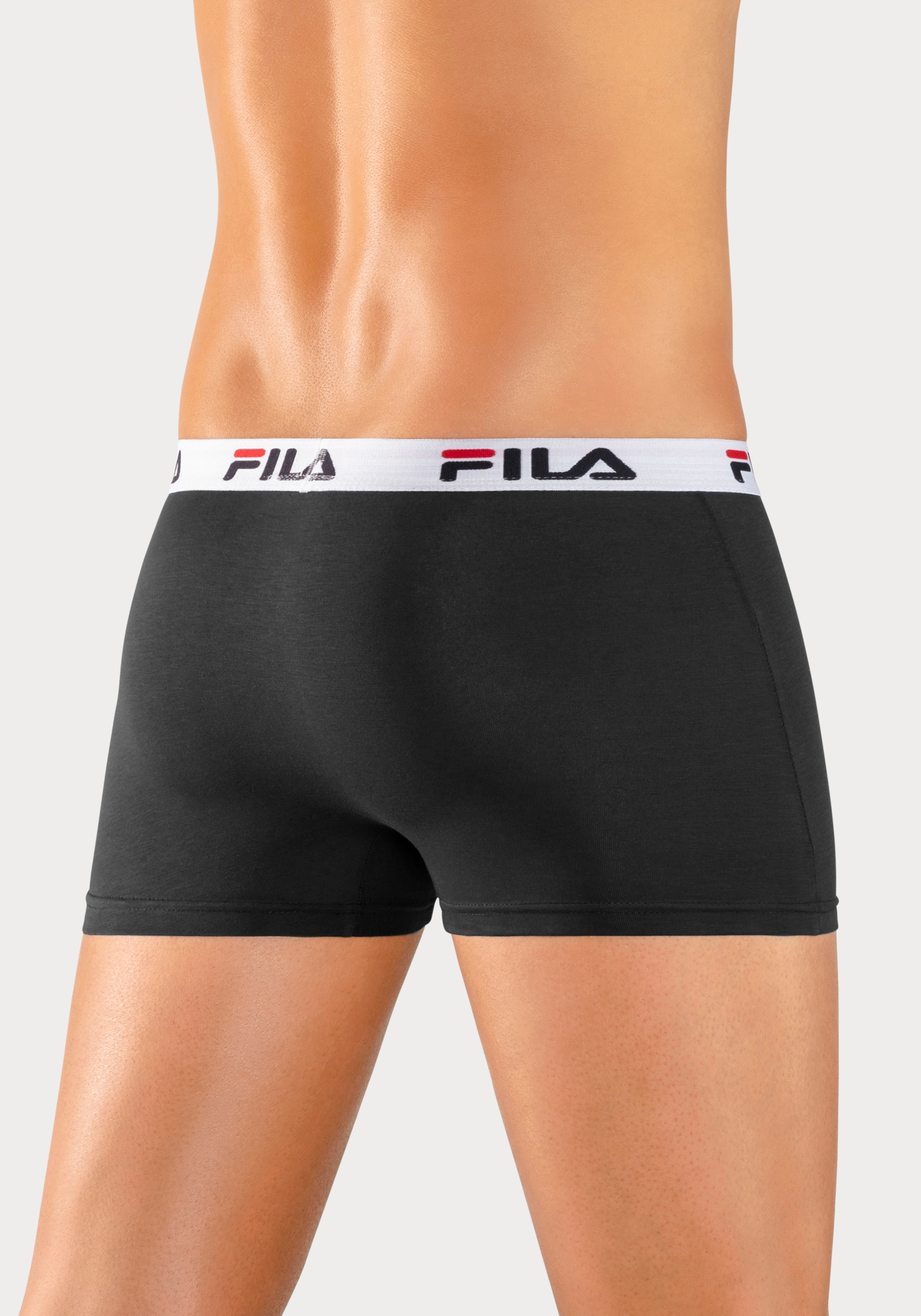 Fila Boxer, (3er Pack), mit elastischem Logobund