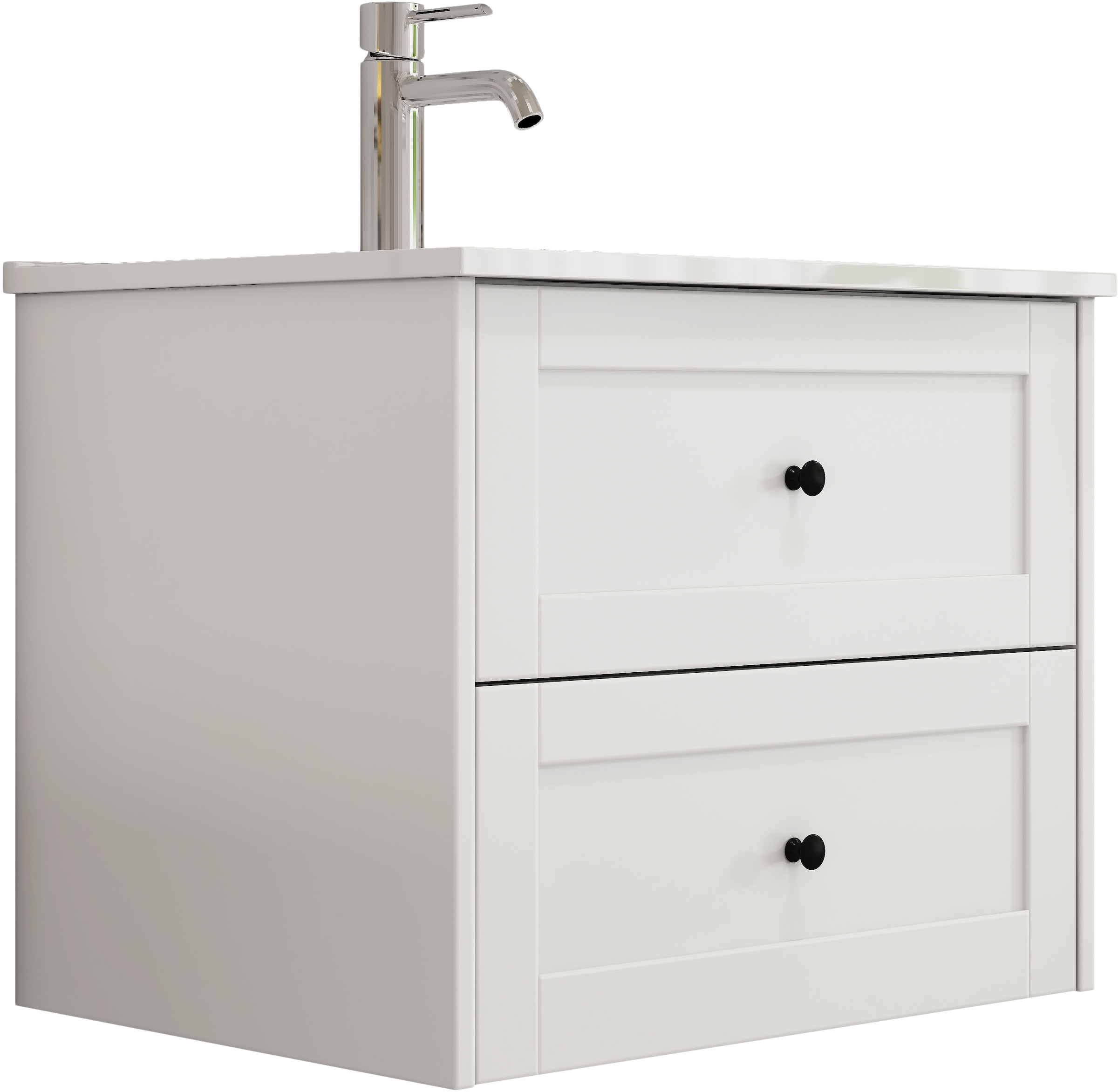 welltime Waschtisch »Rotterdam« Badmöbel inkl. Keramikwaschbecken, in verschiedenen Breiten erhältlich