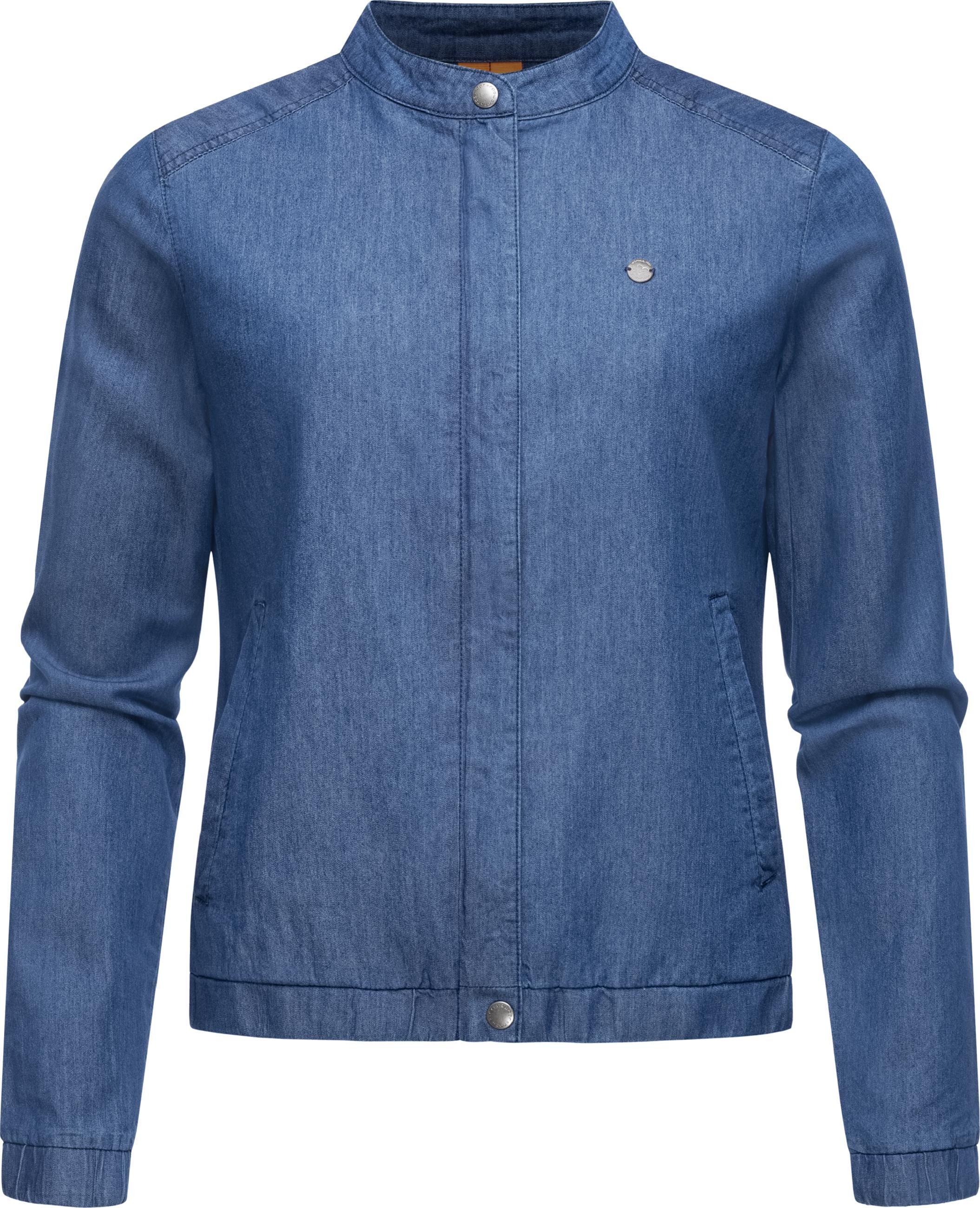 Ragwear Kurzjacke »Kurzjacke Malawi Denim«, ohne Kapuze, Leichte Übergangsjacke in Jeans-Optik
