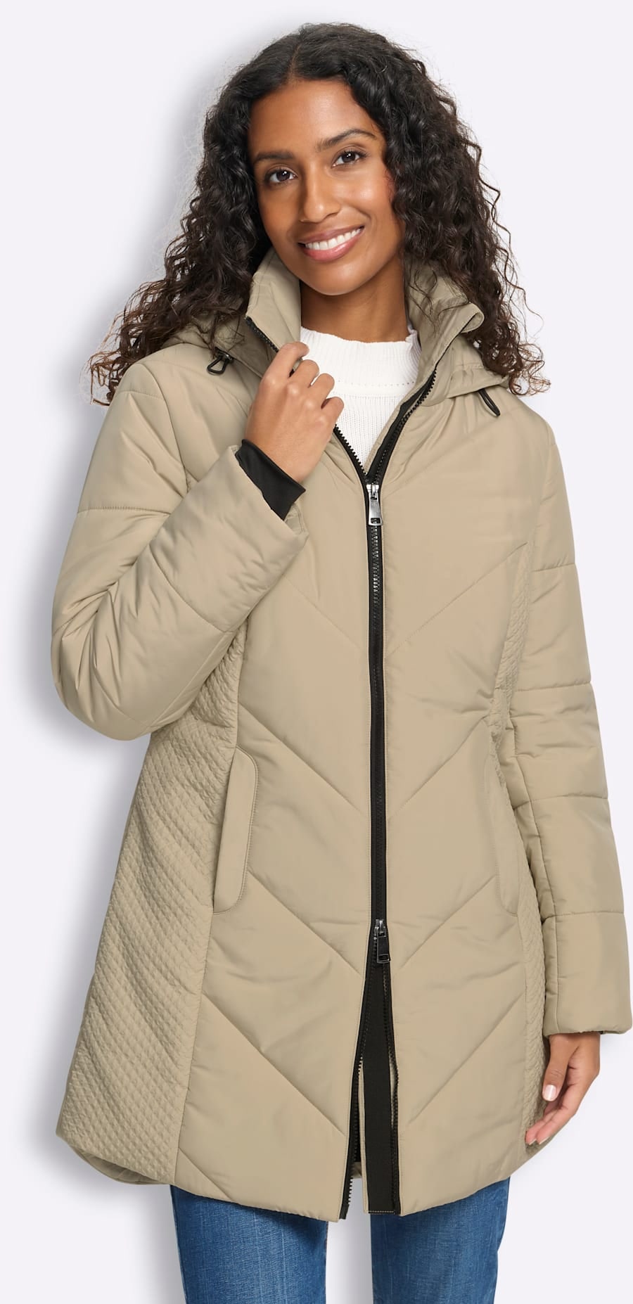 heine Steppjacke mit Kapuze