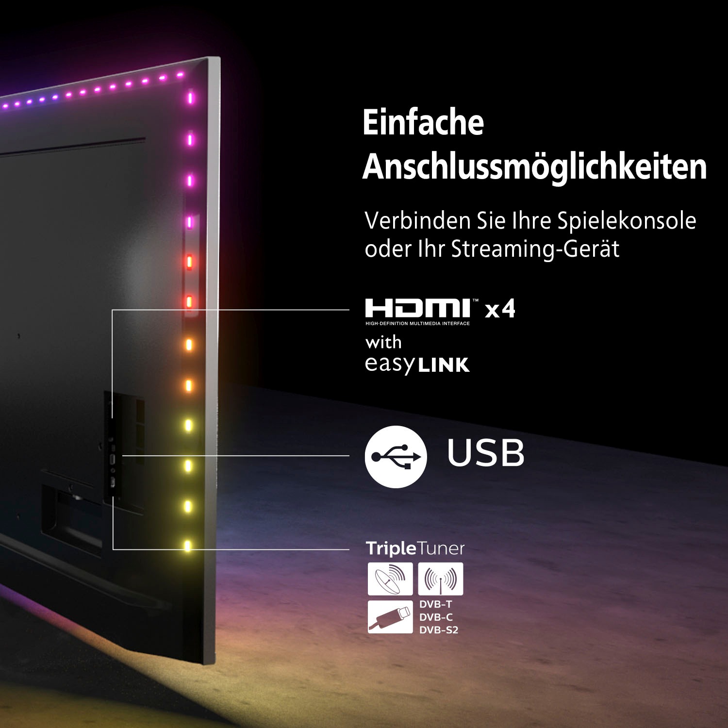 Philips LED-Fernseher »65PUS8007/12«, 4K Ultra HD, Android TV-Smart-TV