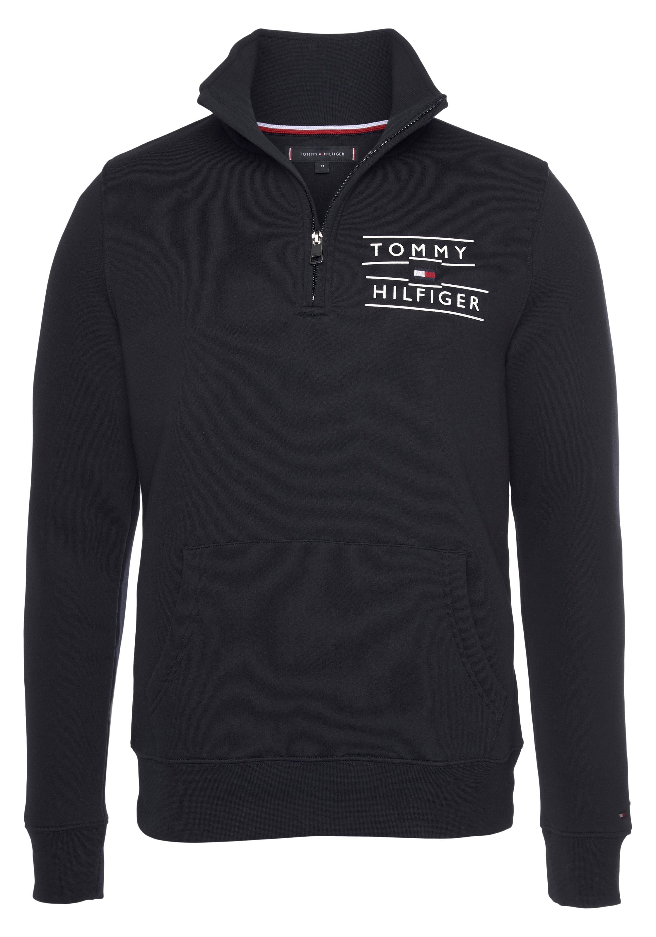 Tommy Hilfiger Sweatshirt »TAPING STACKED LOGO MOCKNECK«