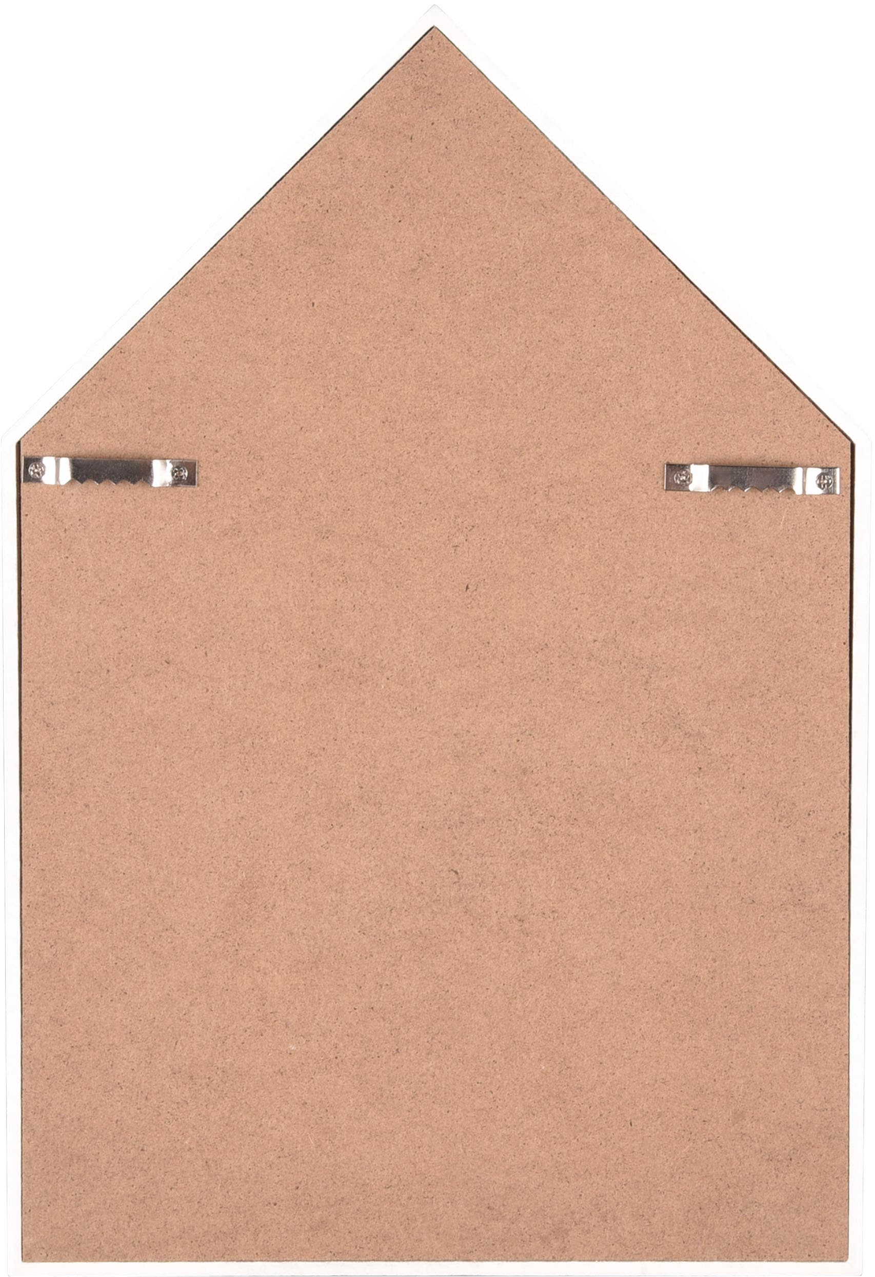MIRRORS AND MORE Wandregal »Gina«, (1 St.), mit 3 Haken, Home Schriftzug