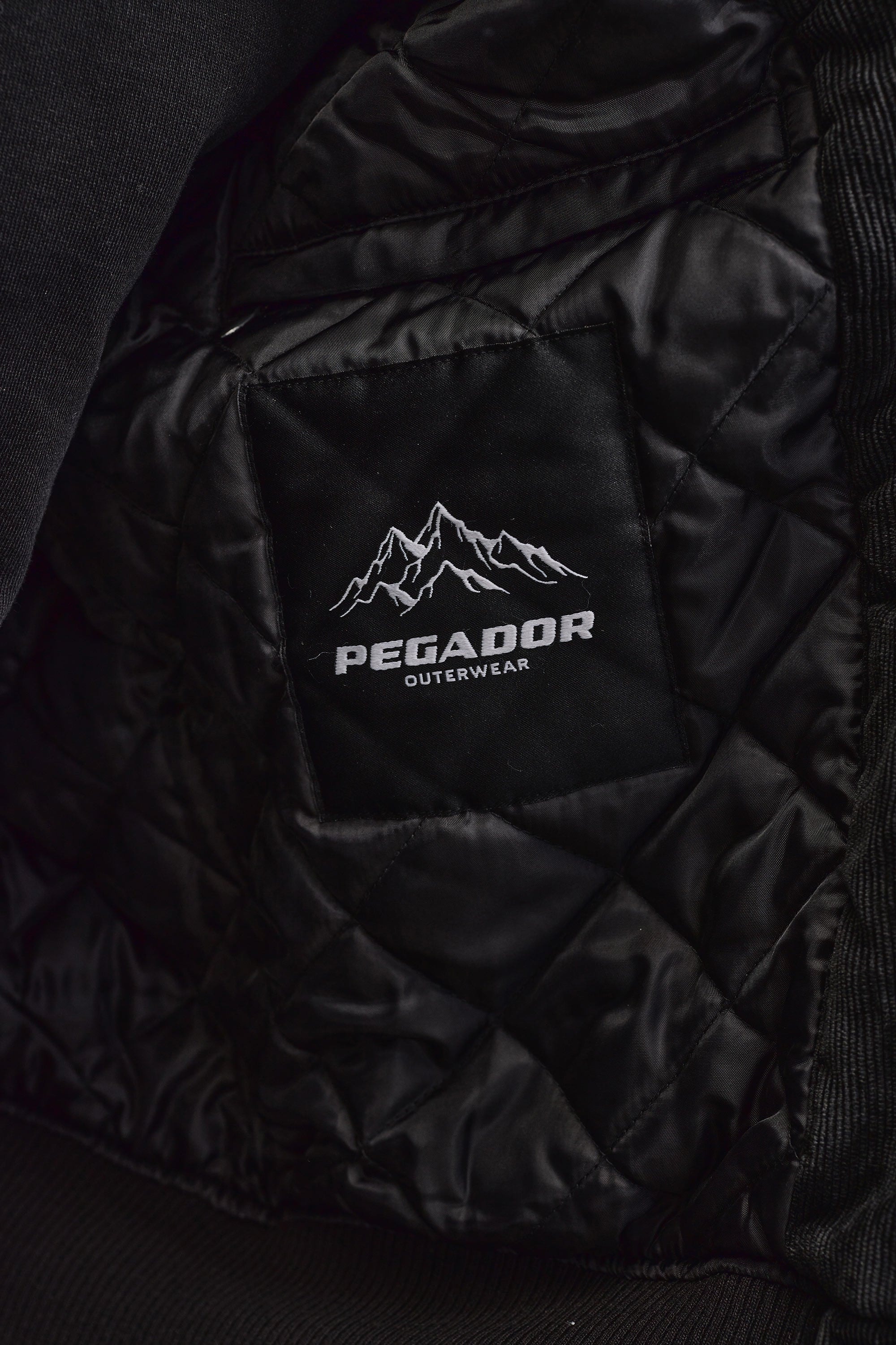 PEGADOR Bomberjacke »CLUSONE CORD BOMBER JACKET« Kunstfaser, regular fit