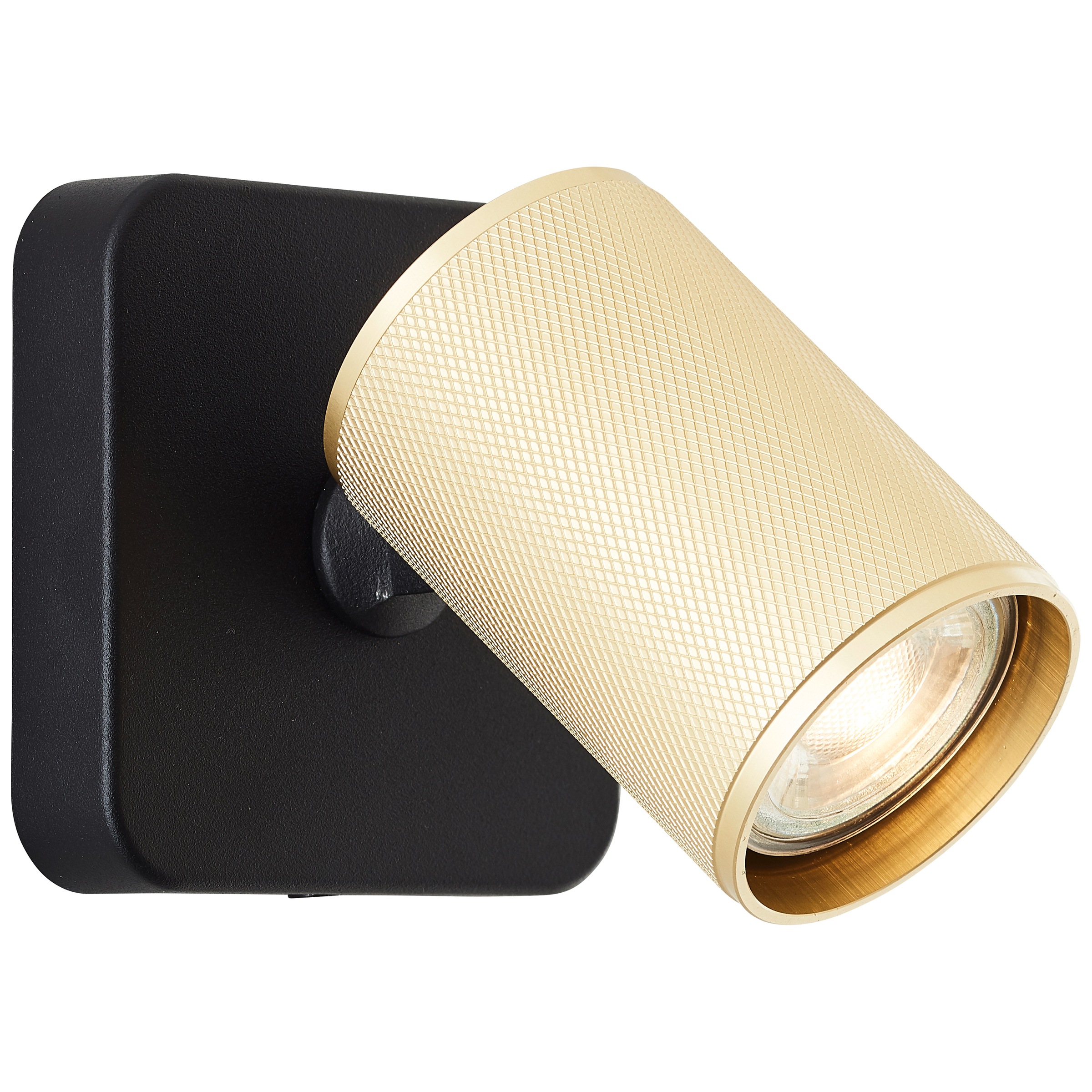 Brilliant Wandstrahler »Marty«, 1 flammig, Leuchtmittel GU10 | LED wechselbar, Wandspot schwenkbar, 12x10x10 cm, GU10, 345lm, 3000K, Metall