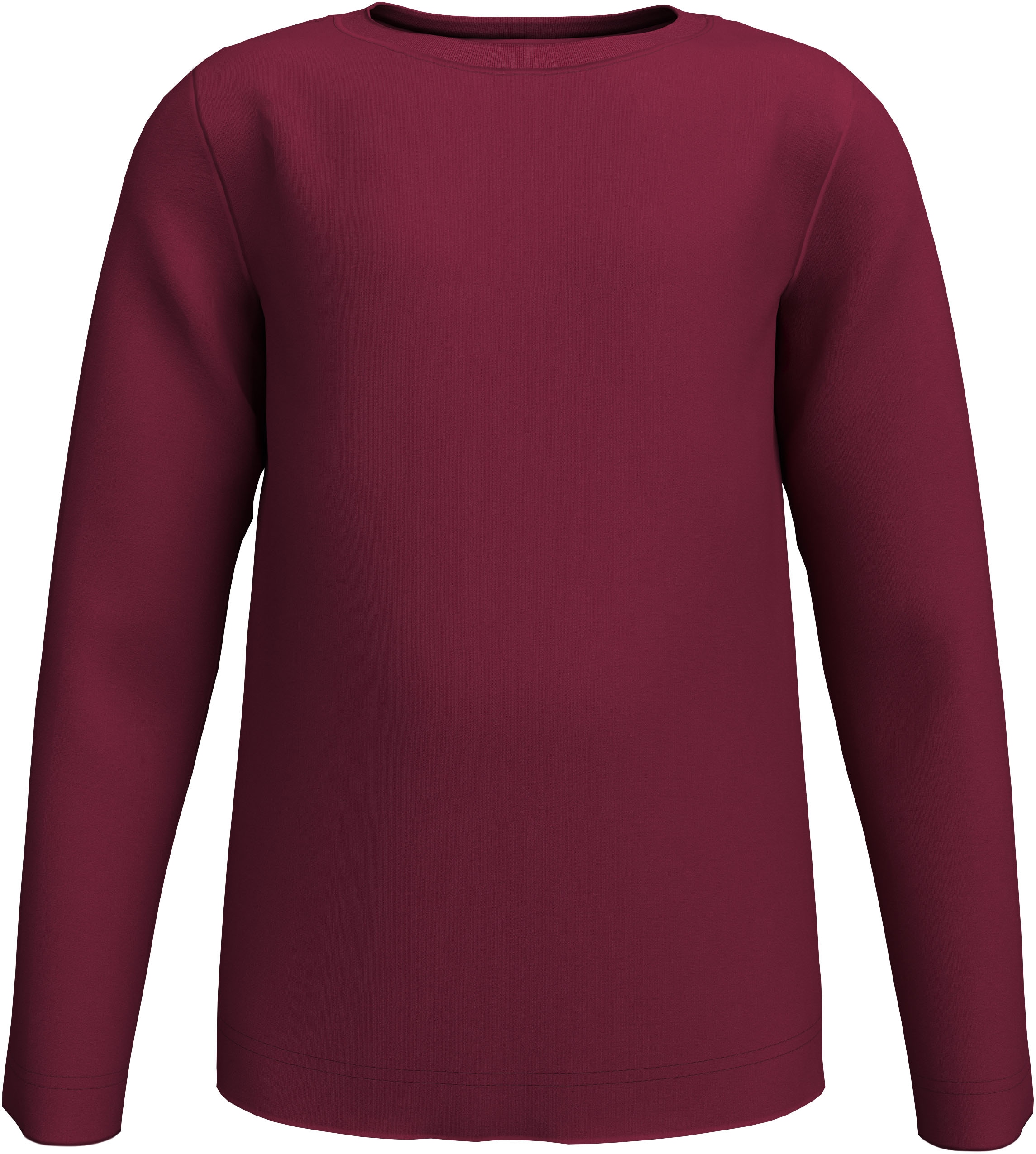 KIDSWORLD Langarmshirt »2er Pack 1x Herzen + 1x Unifarben Shirts«, (2 tlg.), 2er Pack Shirts mit Herzen