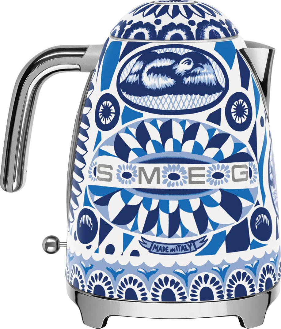 Smeg Wasserkocher »KLF03DGBEU«, 1,7 l, 2400 W, Dolce & Gabbana Blue Mediterraneo