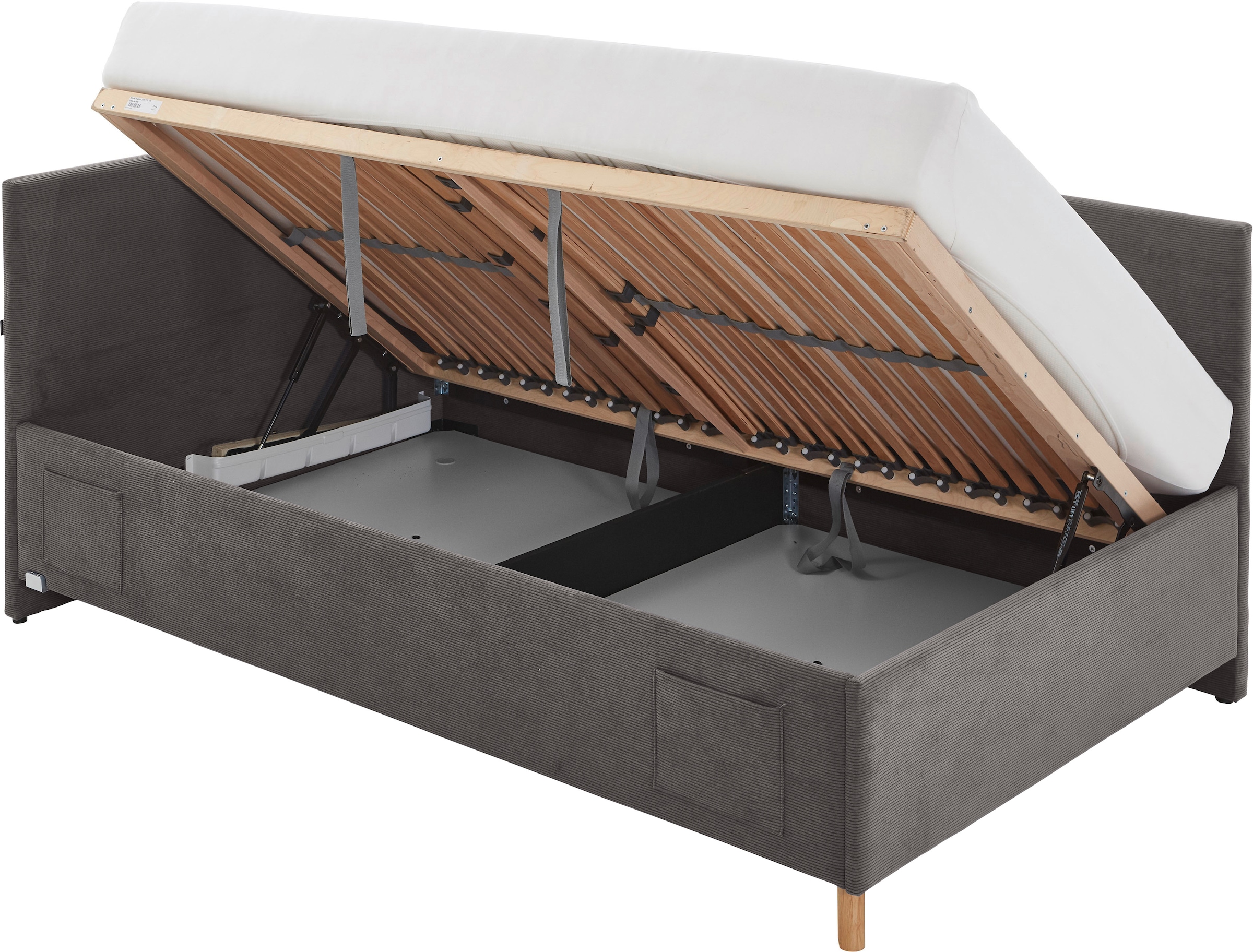 meise.möbel Kinderbett »COOL II« Polsterbett wahlweise mit Bettkasten, Jugendbett inkl. USB Anschlüsse