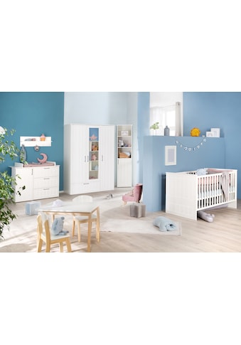 Babyzimmer-Komplettset »Sylt«, (Set, 3 St., Gitterbett, Schrank, Wickelkommode)