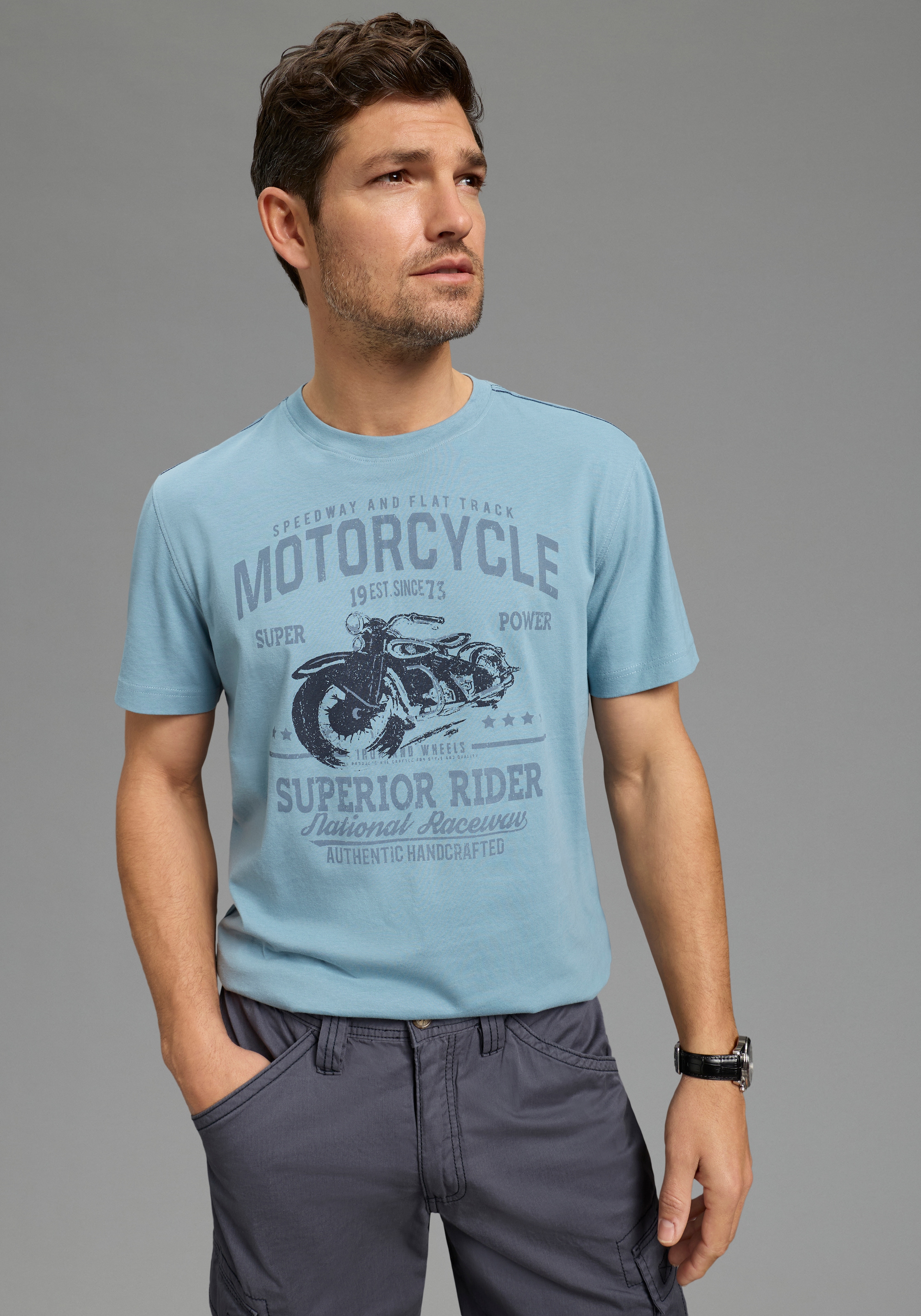 Arizona T-Shirt Kurzarm,  lässige Passform,  bedruckt,  Rundhals,  casual