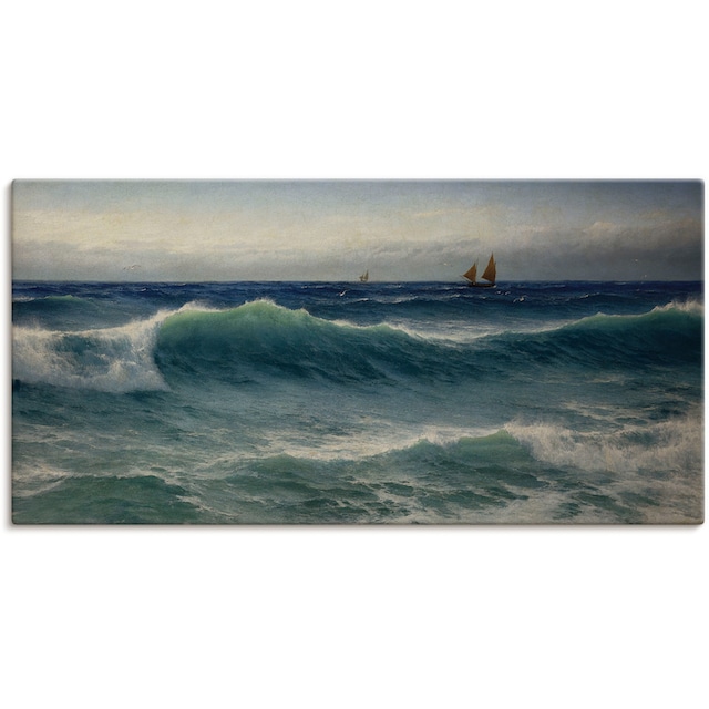Artland Wandbild »Brechende Wellen. 1893«, Gewässer, (1 St.), als  Leinwandbild, Poster in verschied. Größen im OTTO Online Shop