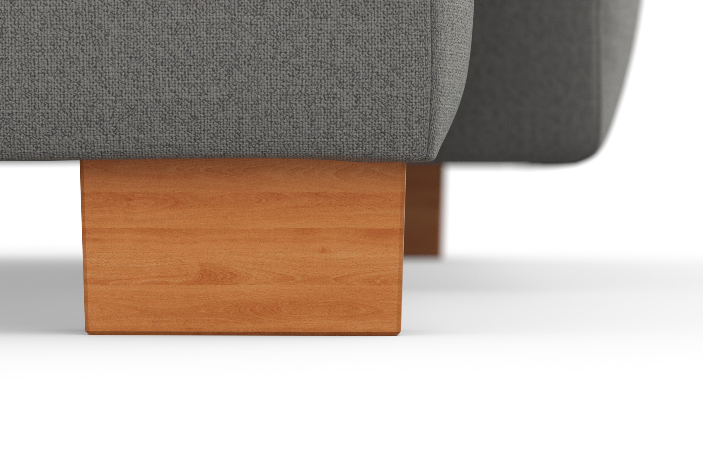 sit&more Ecksofa »Dundee L-Form« mit Federkern und Massivholzfüßen, wahlweise mit Kopfteilverstellung