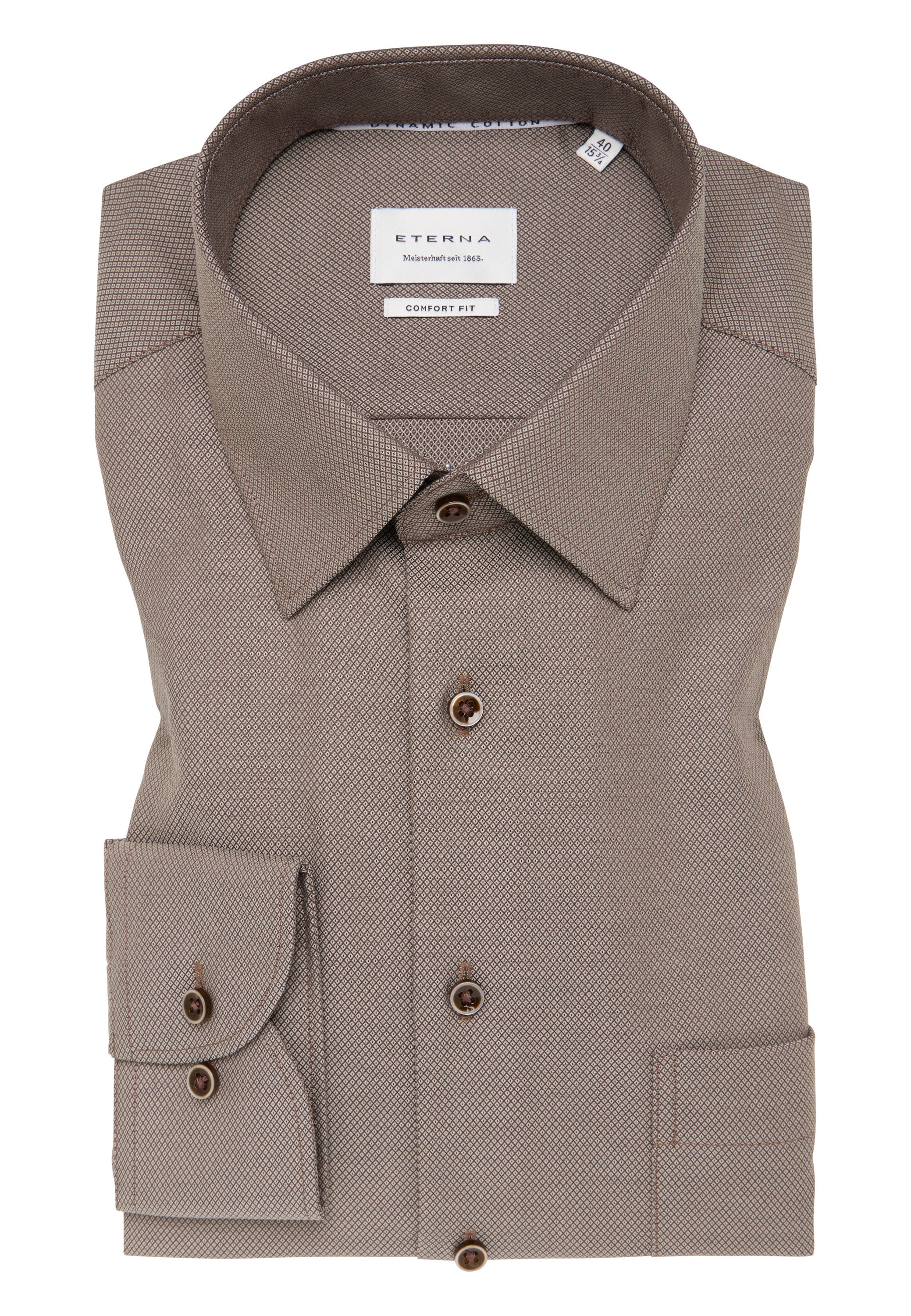 Eterna Langarmhemd »COMFORT FIT«, NON IRON (bügelfrei)