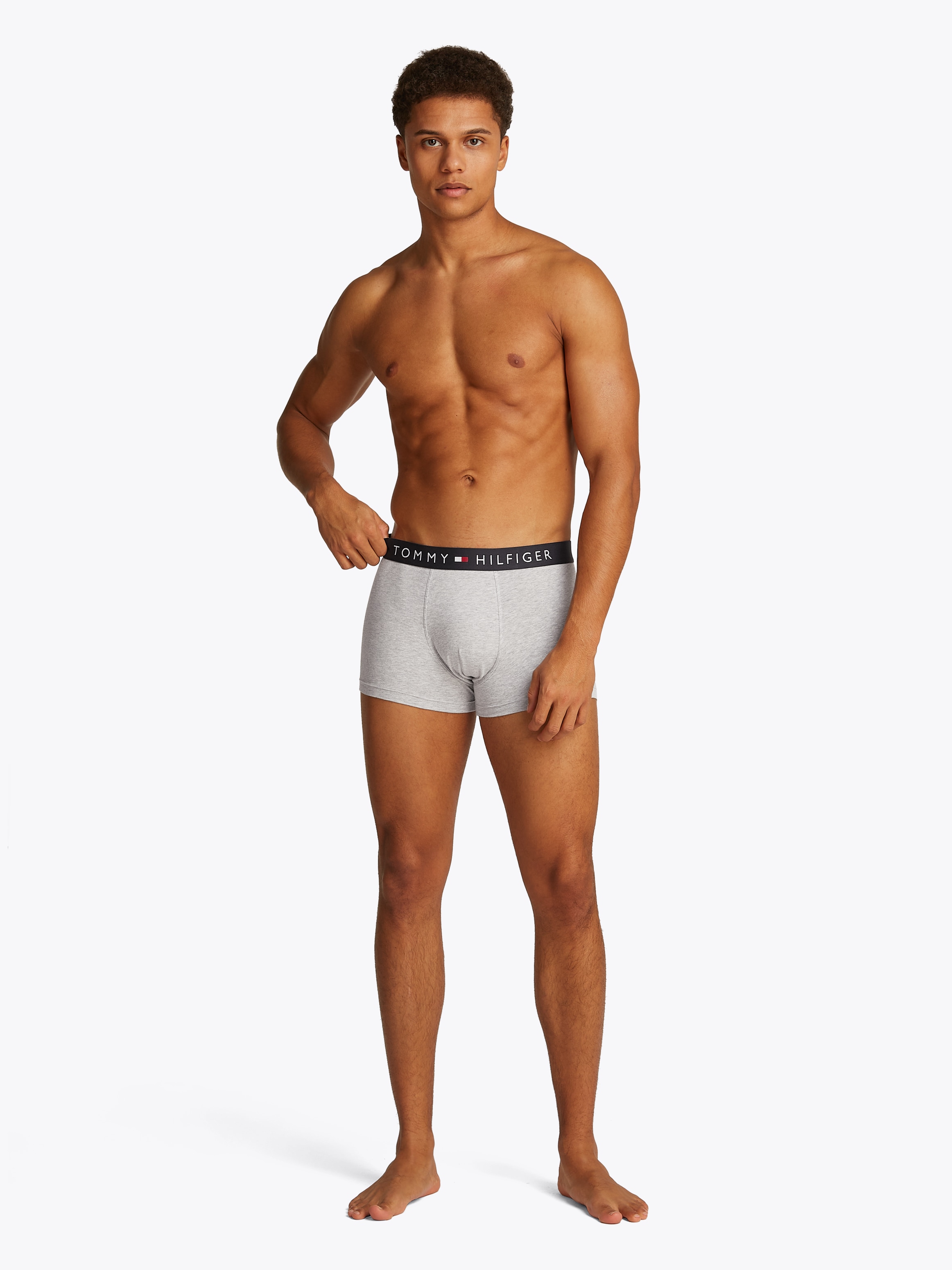 Tommy Hilfiger Underwear Trunk »3P TRUNK«, (Packung, 3 St., 3er), mit Logobund