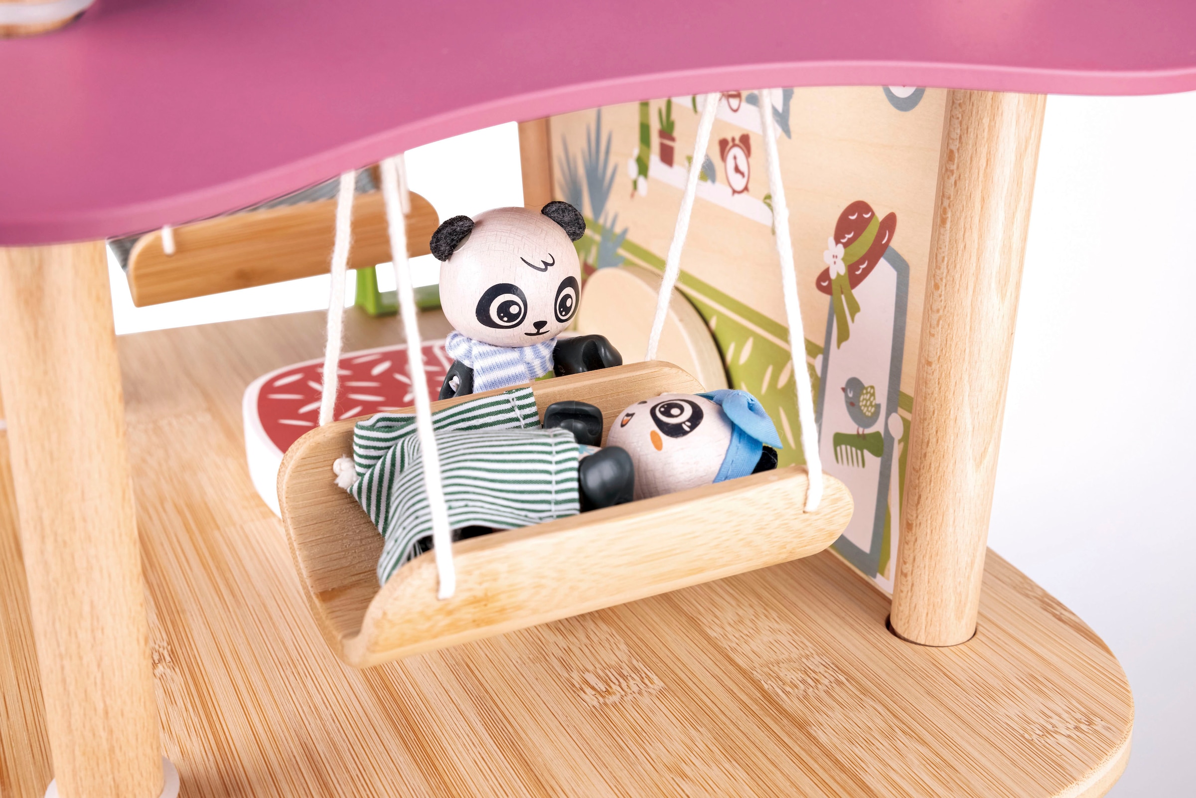 Hape Puppenhaus »Green Planet Explorer,Das Bambushaus der Pandas«, FSC®- schützt Wald - weltweit