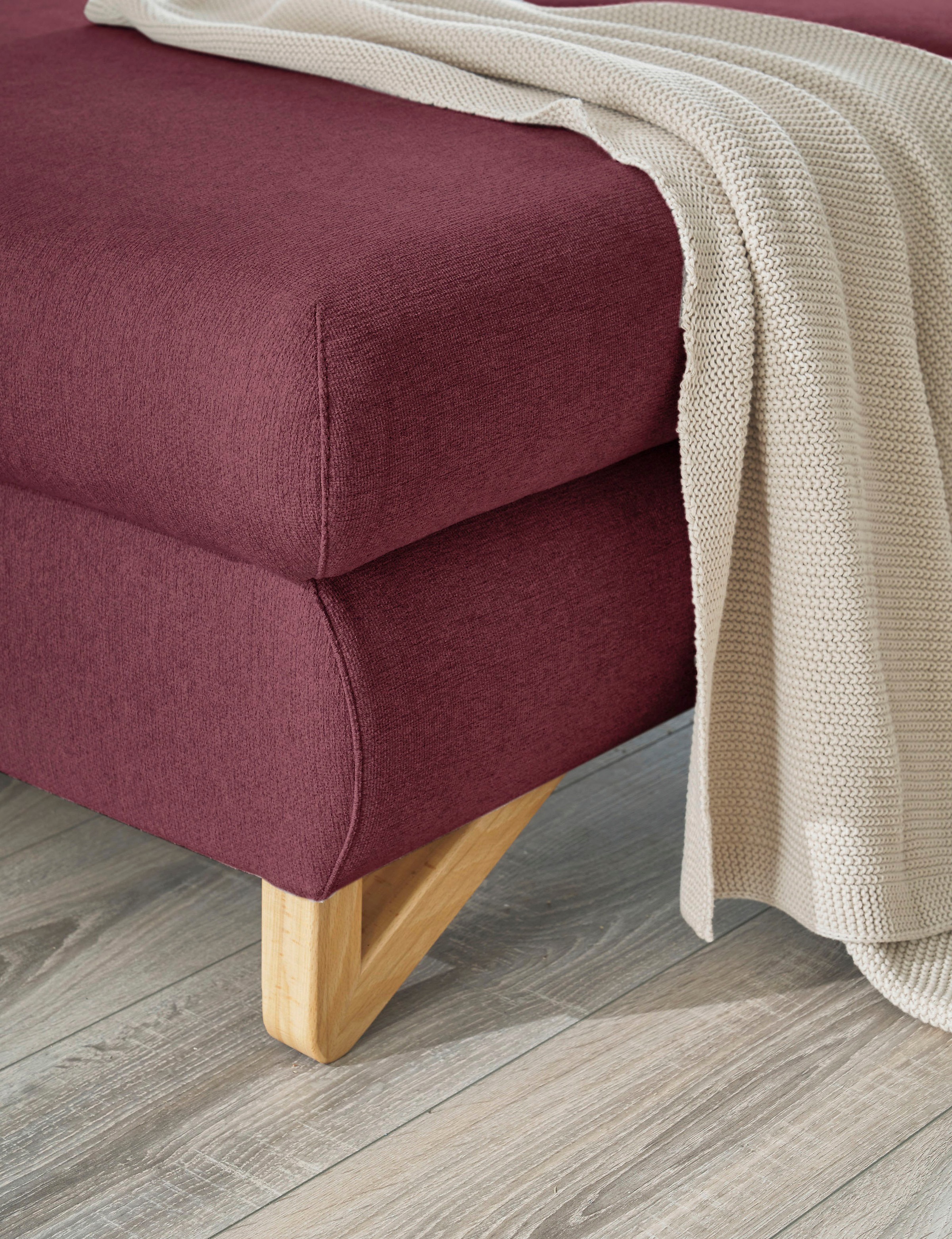 Home affaire Schlafsofa »City/Giron« komfortable Bettfunktion (Liegefläche 245 x 138 cm), sowie Bettkasten