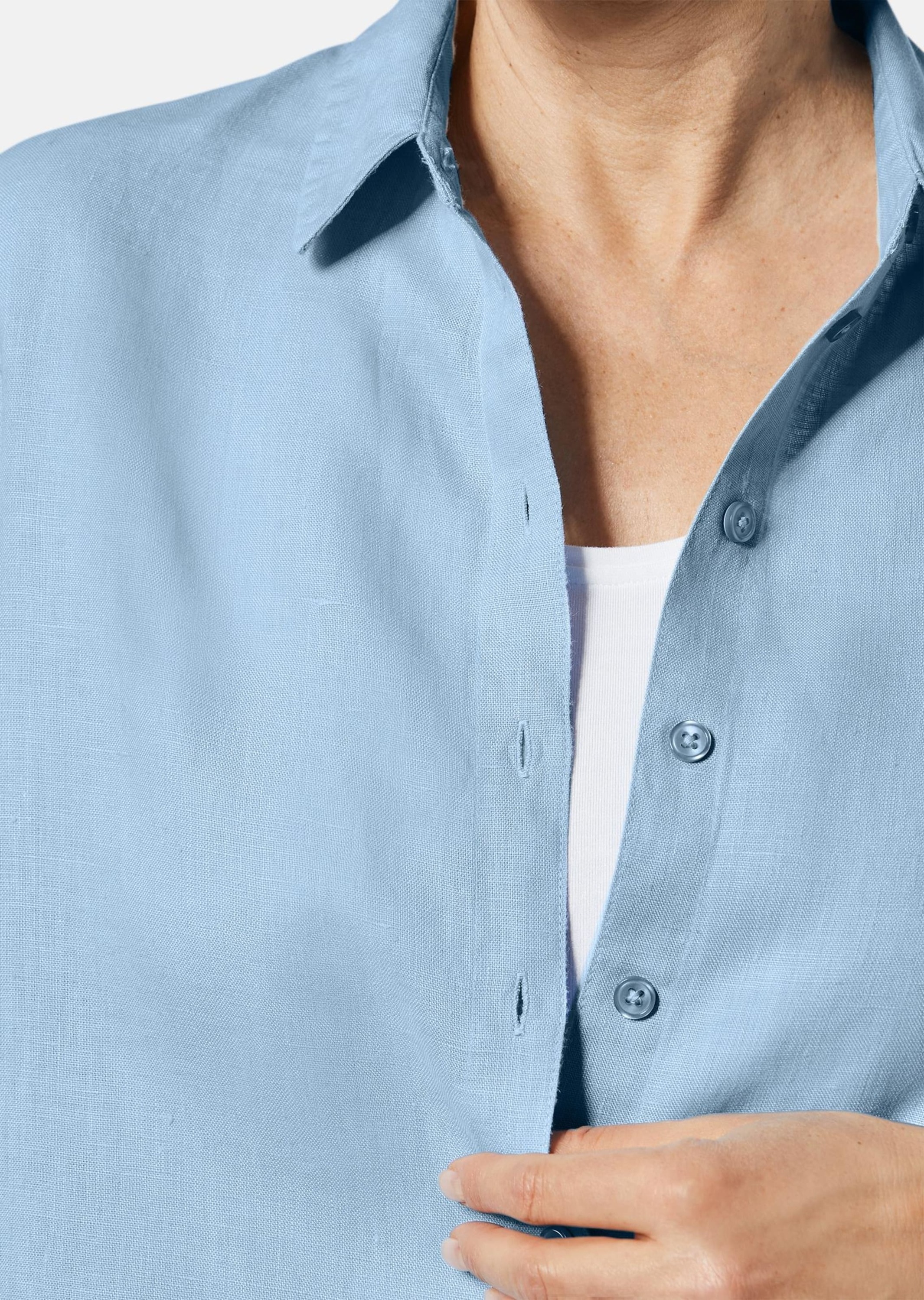 GOLDNER Langarmbluse »Kurzgröße Bequeme Damen Businessbluse«