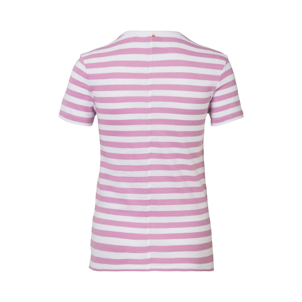 BOSS ORANGE T-Shirt »C_Esla_Striped Premium Damenmode«