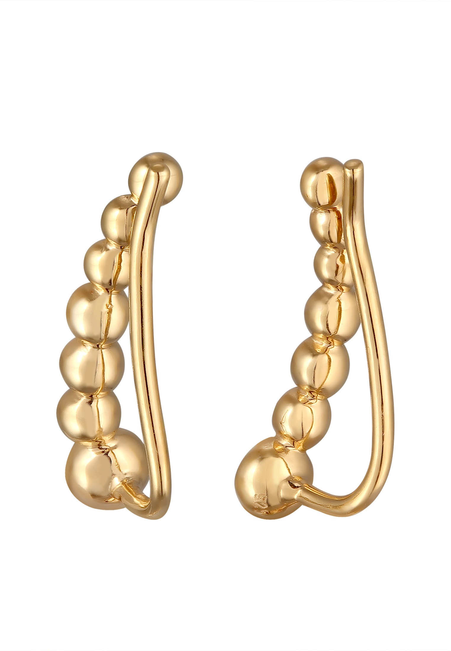 Elli Paar Ohrstecker »Ohrringe Earclimber Kristalle Elegant 925 Silber«