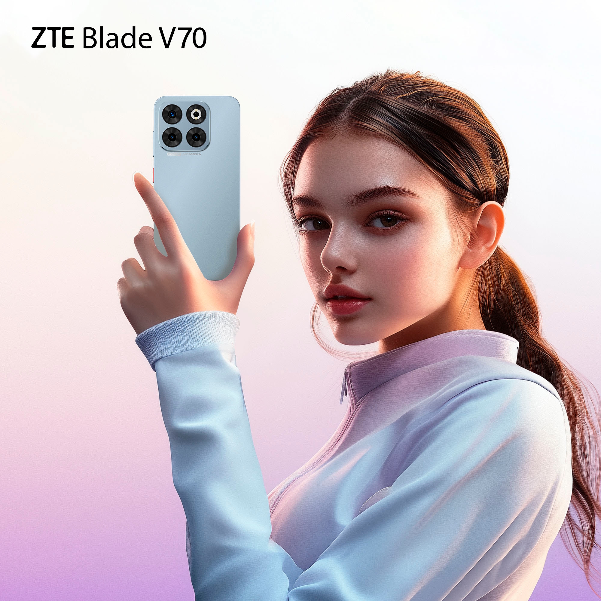 ZTE Smartphone »Blade V70«, stardust gray