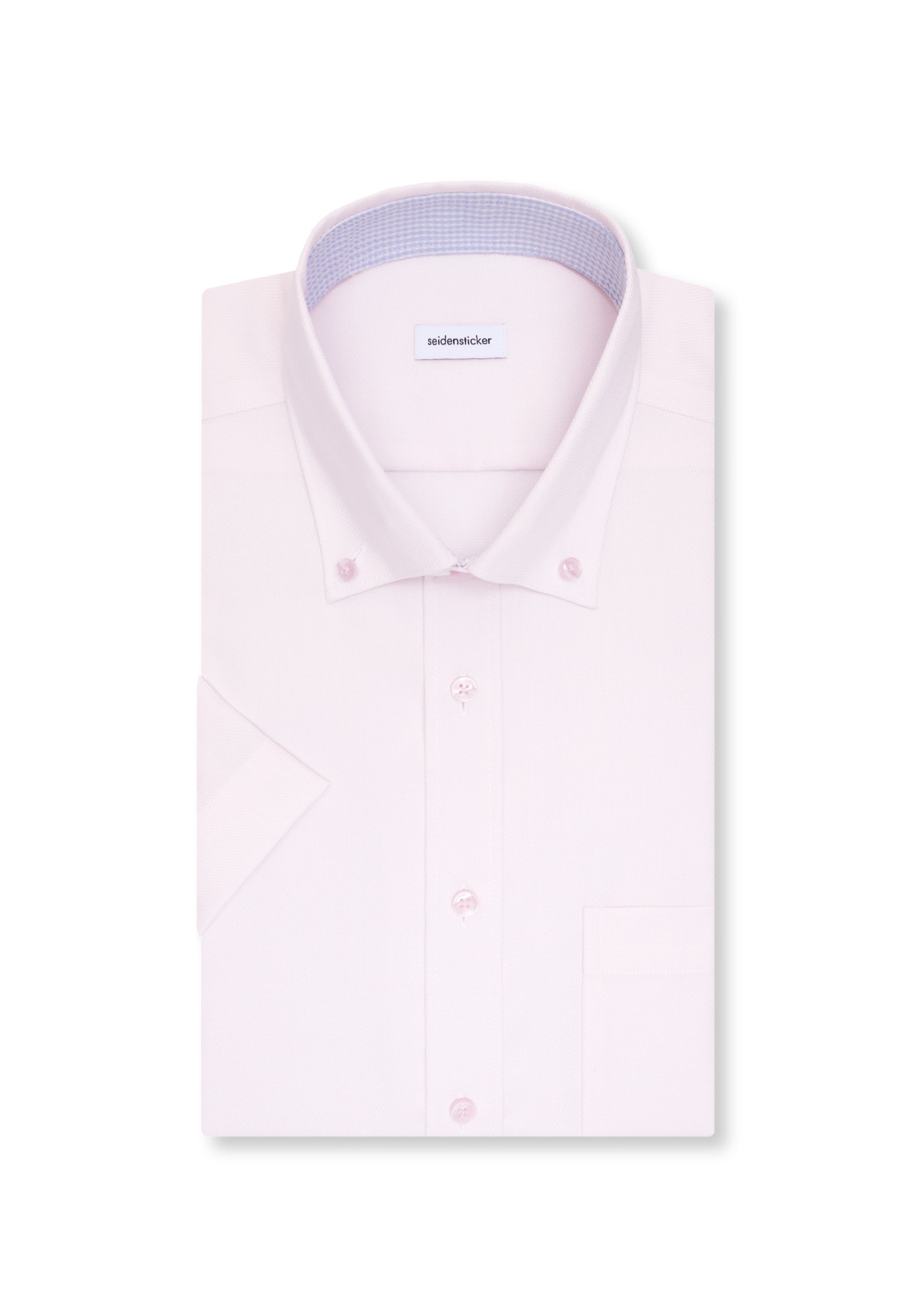 seidensticker Businesshemd »Schwarze Rose« Regular 1/2 Button-Down-Kragen Struktur
