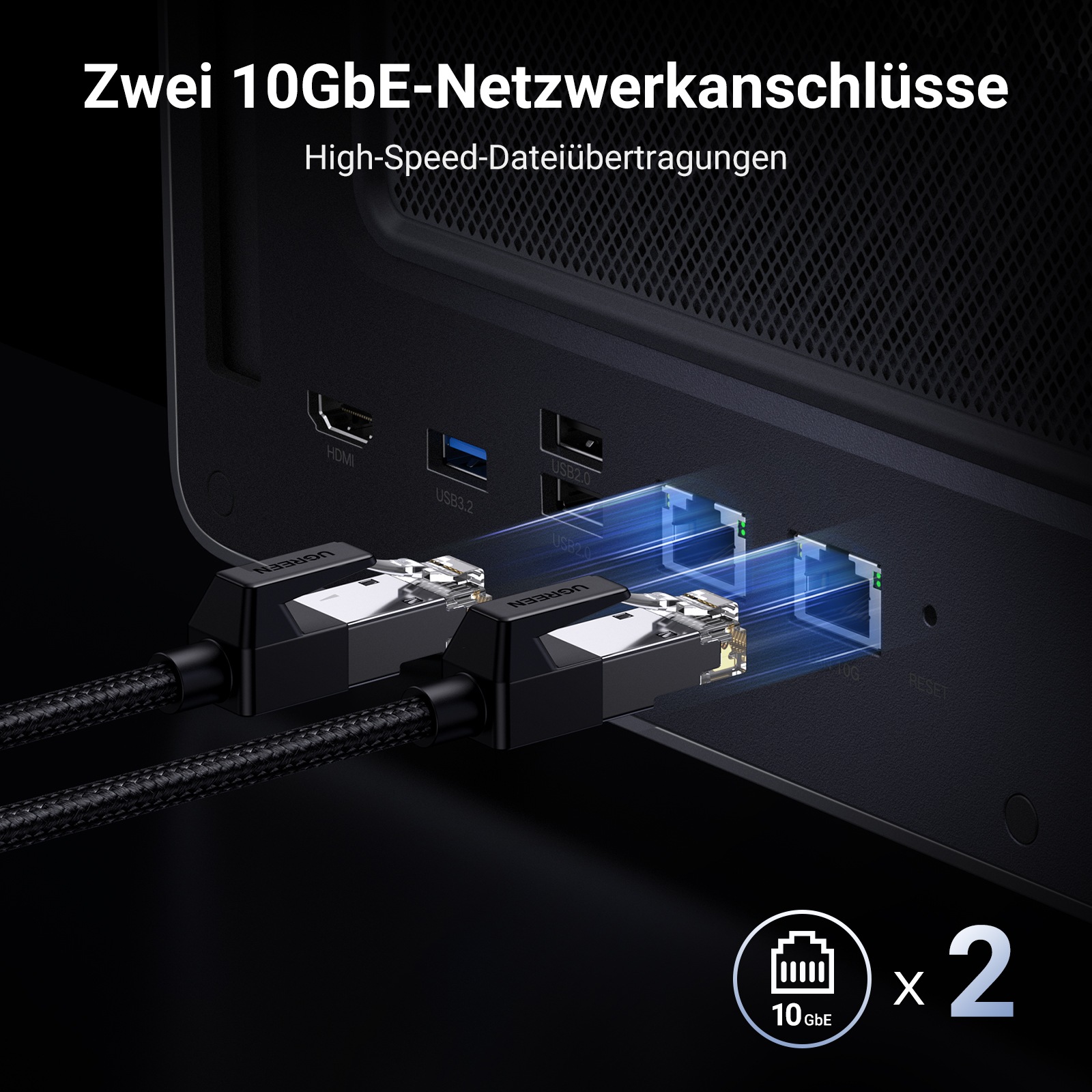 UGREEN NAS-Server »DXP8800 Plus 8-Bay-NAS (Diskless)«