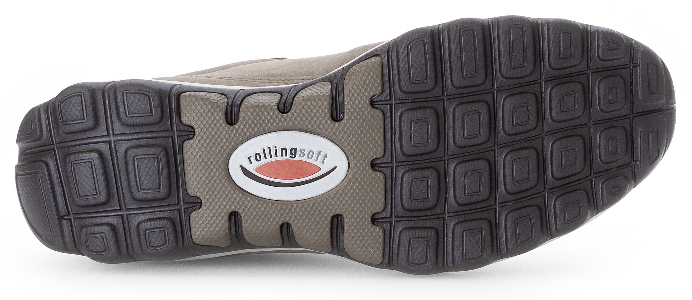 Gabor Rollingsoft Keilsneaker  mit Logoschriftzug an der Ferse, Freizeitschuh, Halbschuh, Schnürschuh
