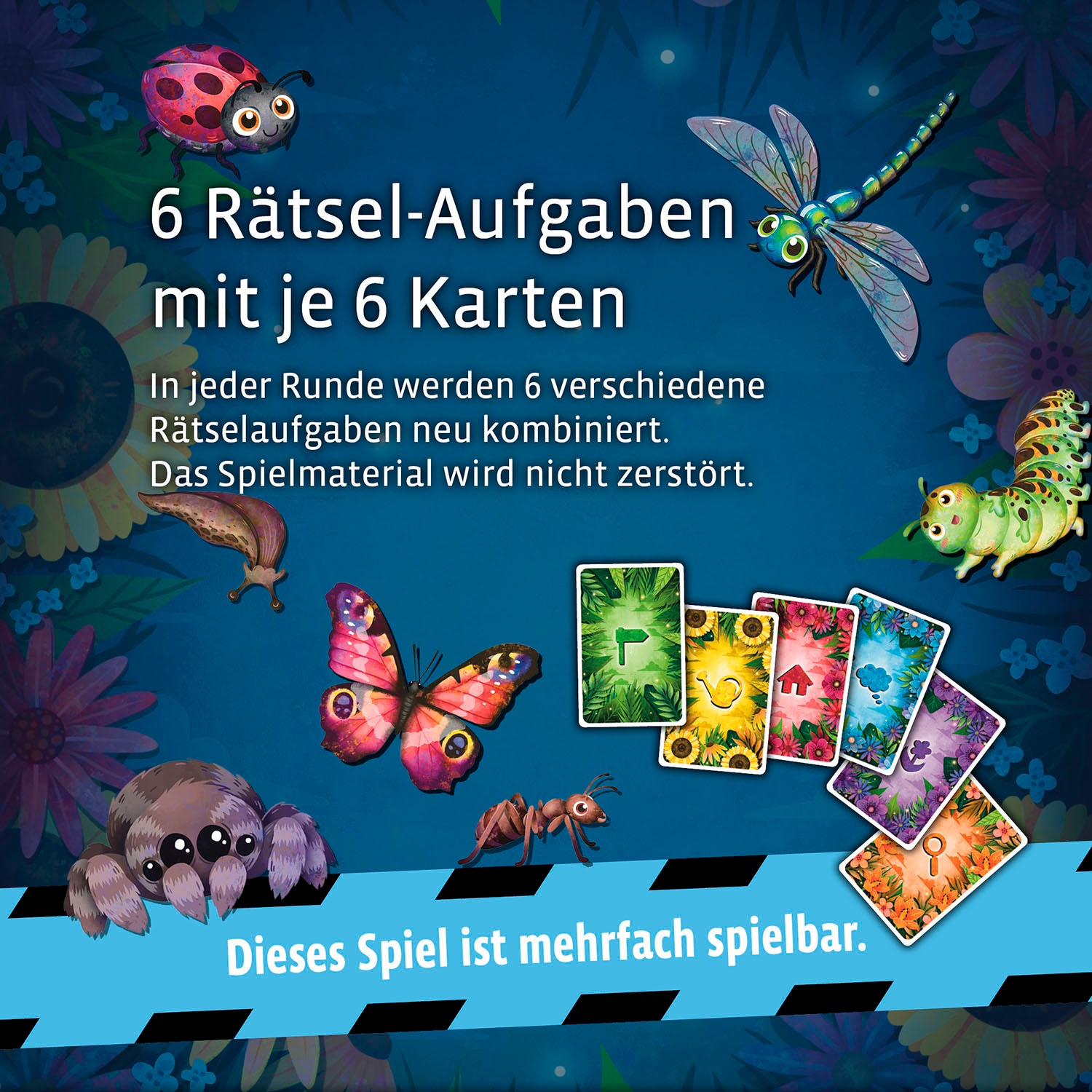 Kosmos Spiel »EXIT® Kids Krabbeliger Rätselspaß«, Made in Germany