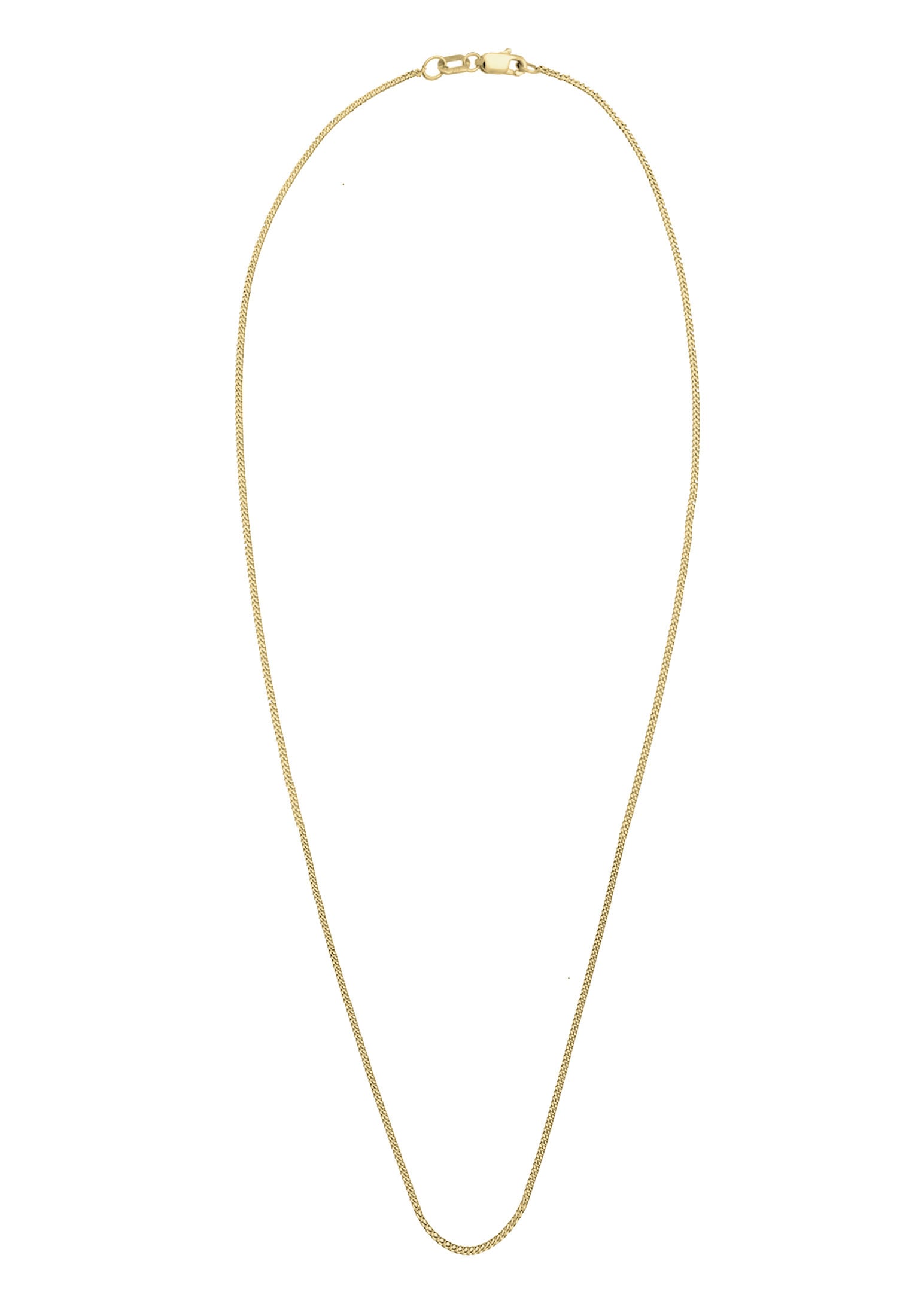 Elli Premium Kette ohne Anhänger »Halskette Basic Panzerkette Klassisch Elegant 375 Gelbgold«