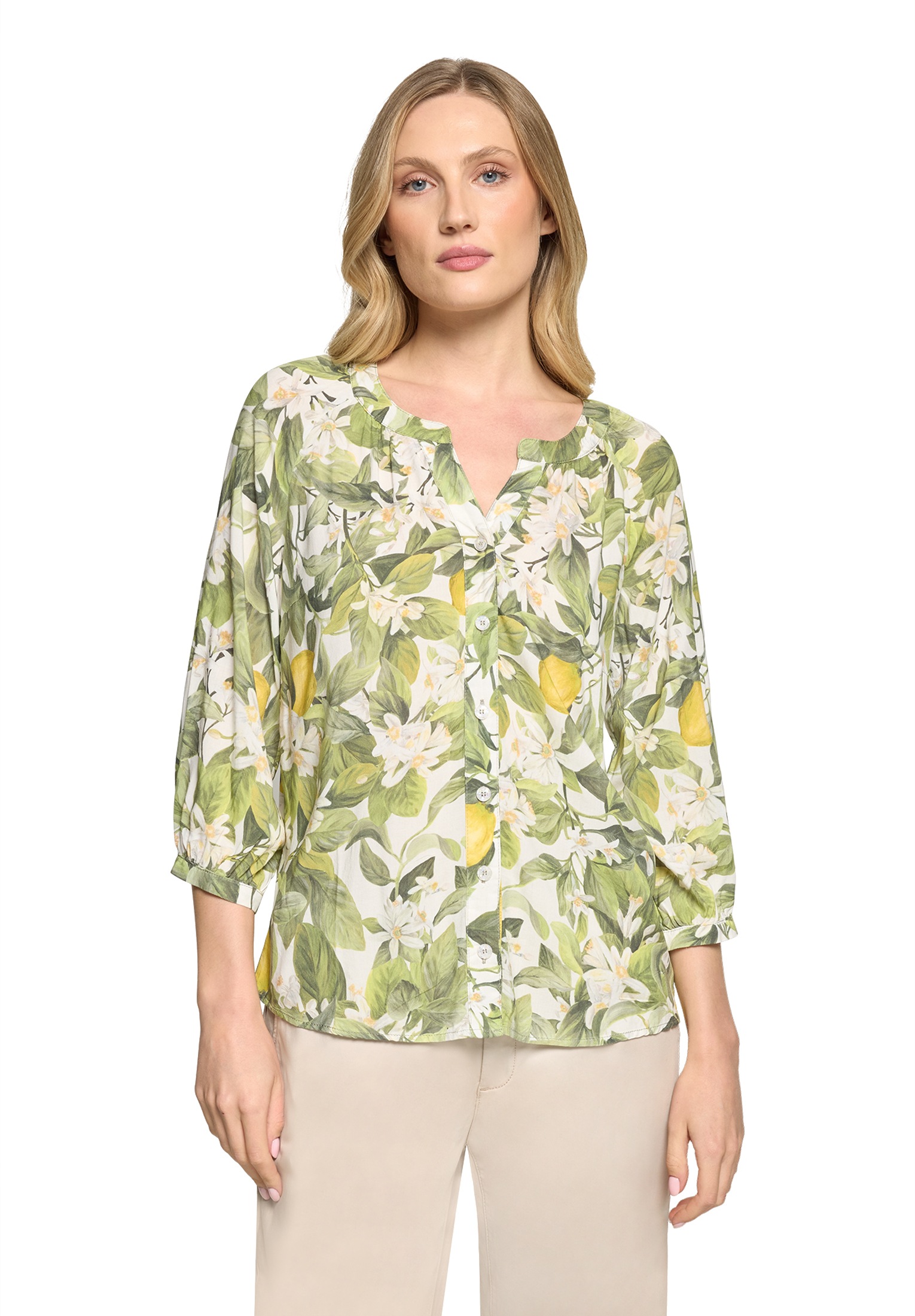 Cartoon Klassische Bluse »Casual-Bluse mit Knopfleiste«