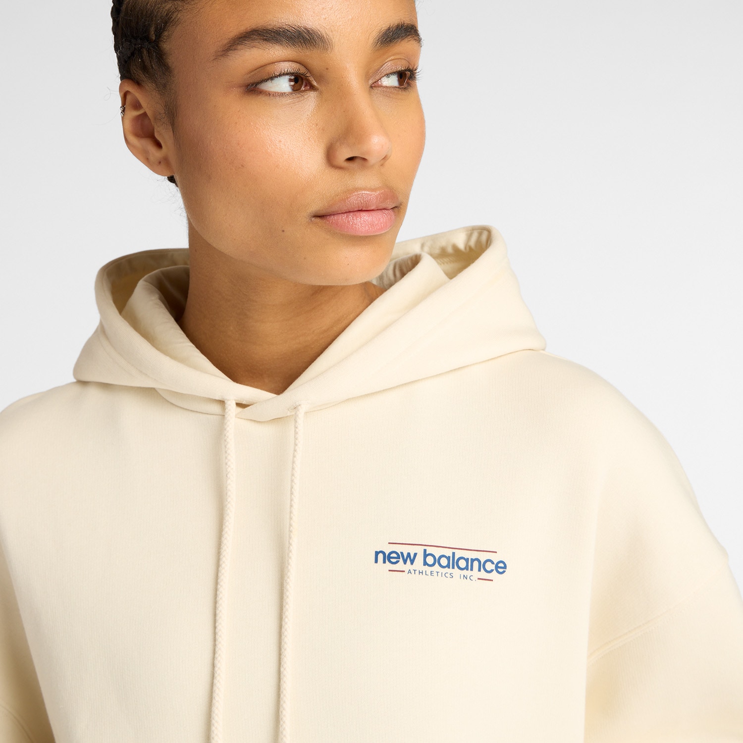 New Balance Kapuzensweatshirt »Reimagined Fleece Oversized Hoodie«
