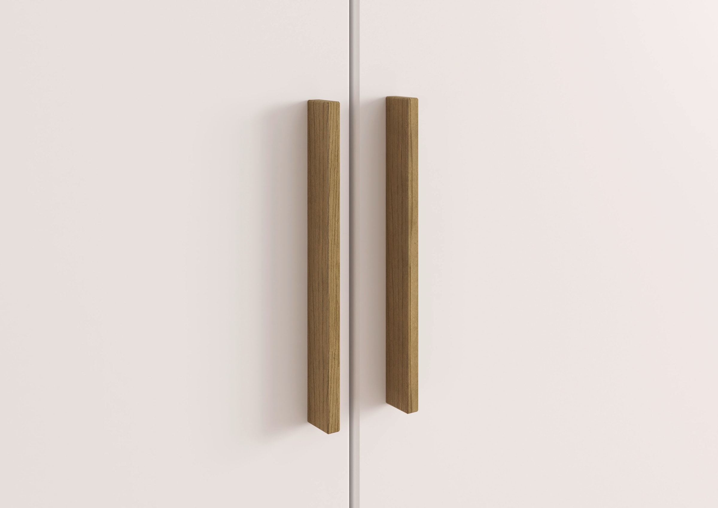 rauch Drehtürenschrank »Kleiderschrank Schrank Garderobe SHINJO Breiten 93/140/187 cm« in 3 verschiedenen Ausstattungen BASIC/CLASSIC/PREMIUM,  Griffe und Füße aus Massivholz, viel Stauraum MADE IN GERMANY