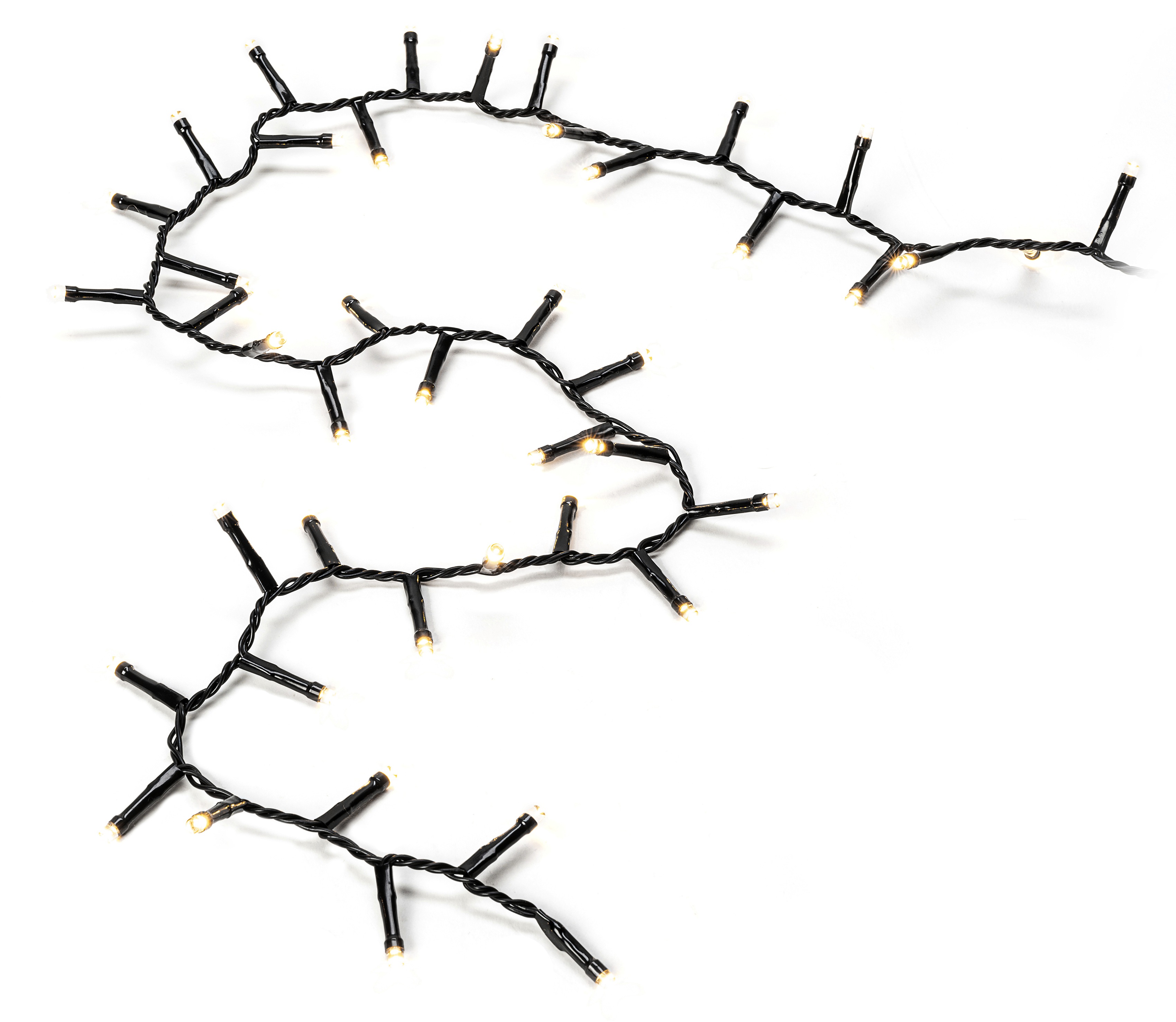 Konstsmide LED-Lichterkette »Weihnachtsdeko aussen« 1500 warm weiße Dioden in schwarz