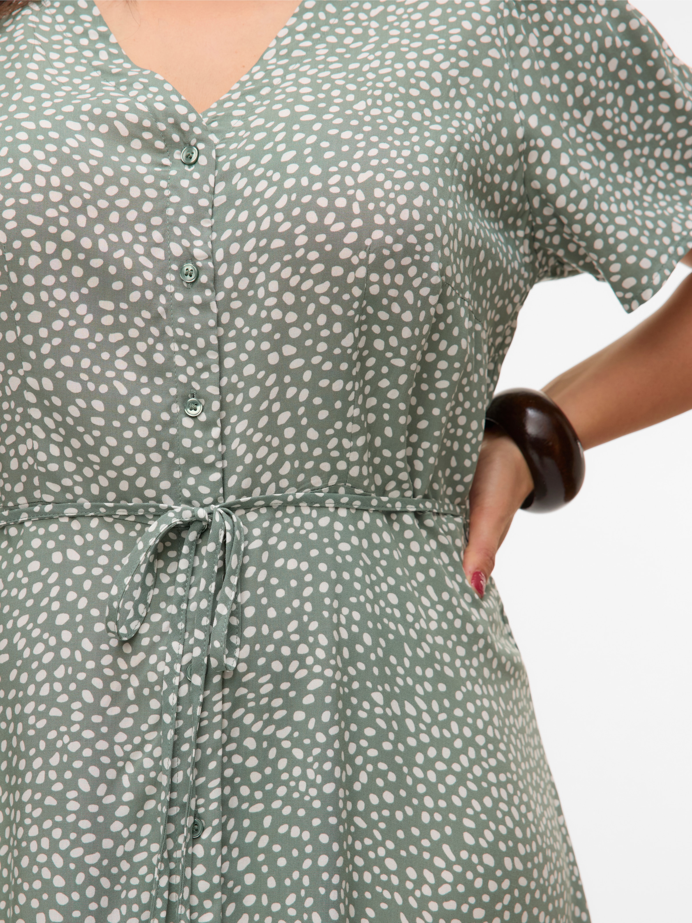 Vero Moda Curve Minikleid »VMCALBA SS SHORT DRESS WVN NOOS CUR« Viskose, regular fit