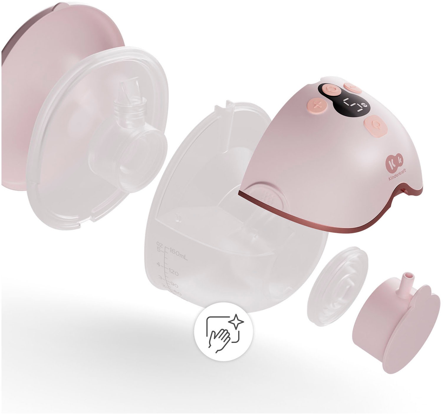 Kinderkraft Elektrische Milchpumpe »MAMAFLOW« mit 4 Modi; ideal für die Handtasche