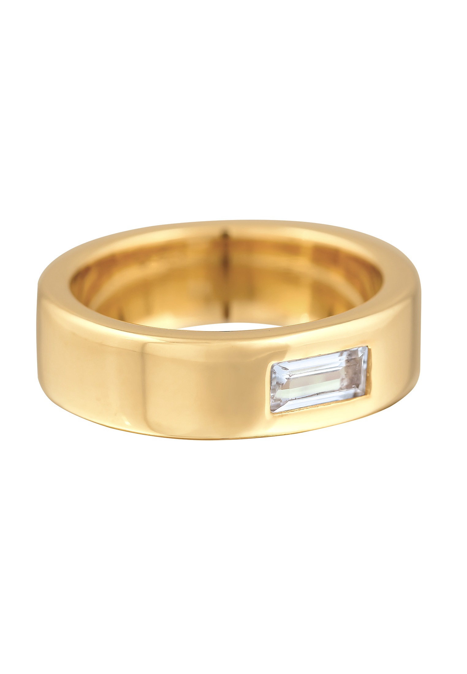 Elli Premium Silberring »Ring Bandring Topas Elegant 925 Silber rhodiniert«