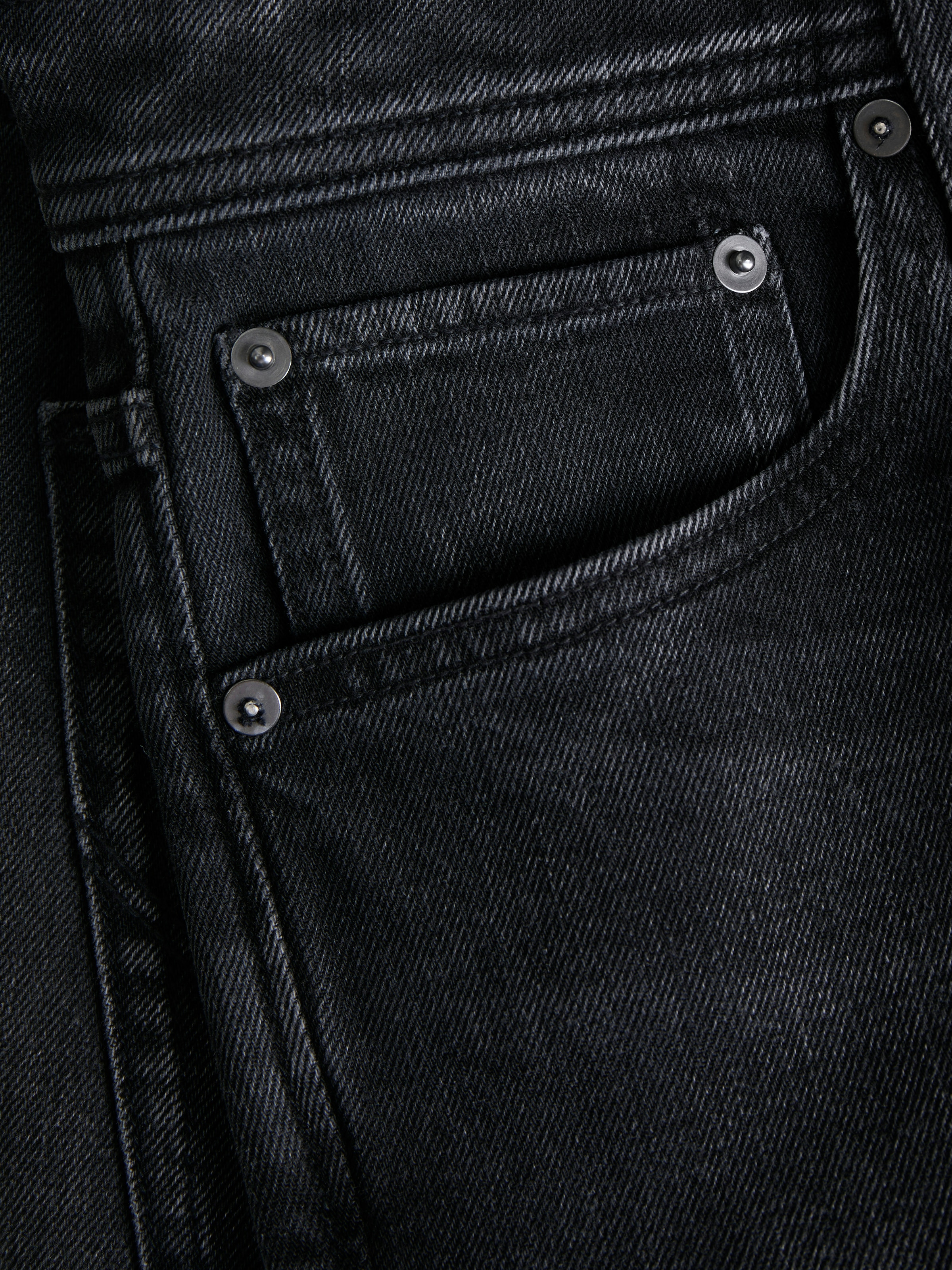 Jack & Jones Regular-fit-Jeans »JJICLARK im Used-Look, Stretchkomfort und niedrige Leibhöhe«, mit Abriebeffekten