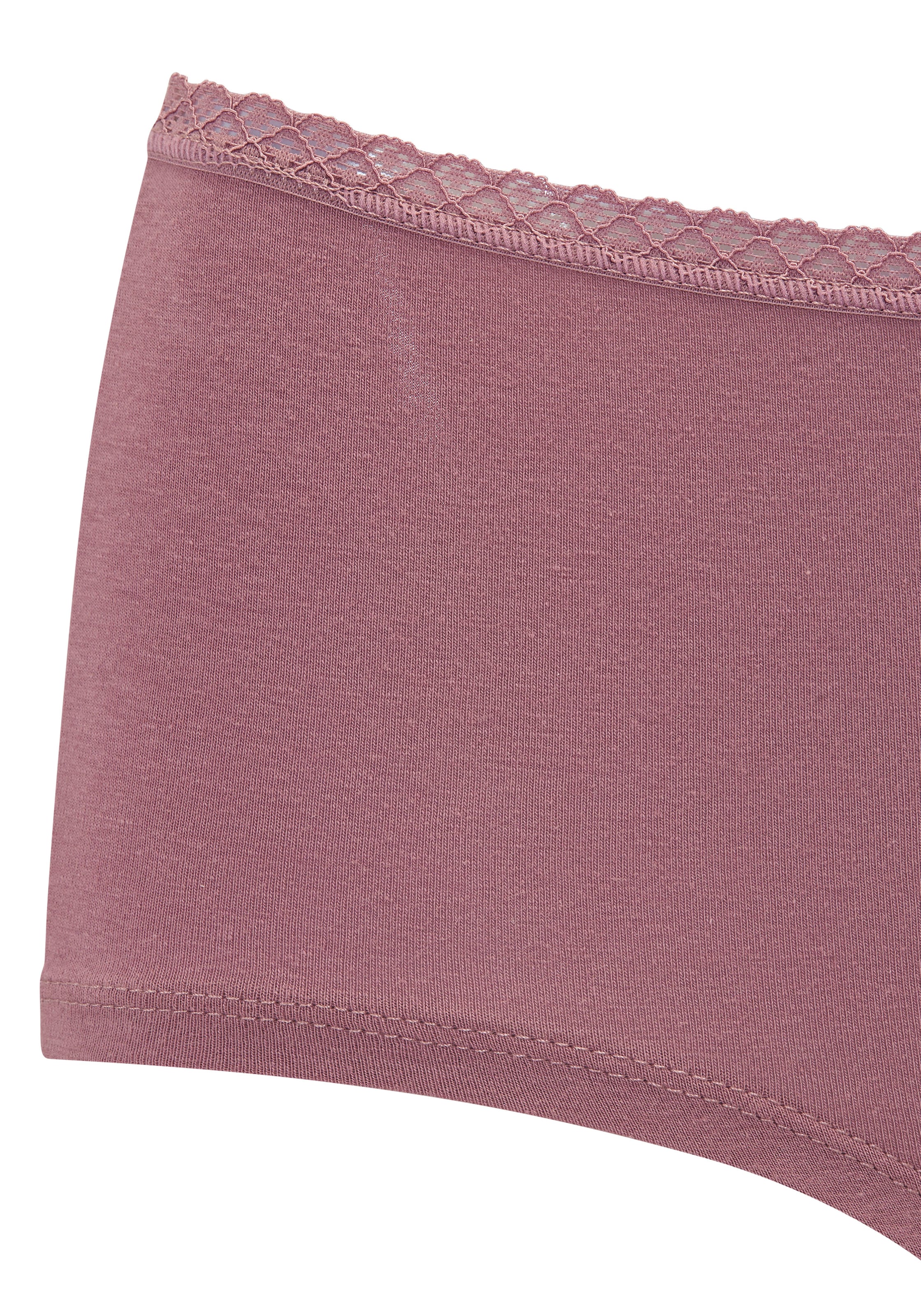 Vivance Panty 7er-Pack,  aus weicher Baumwollqualität mit feiner Spitzeneinfassung