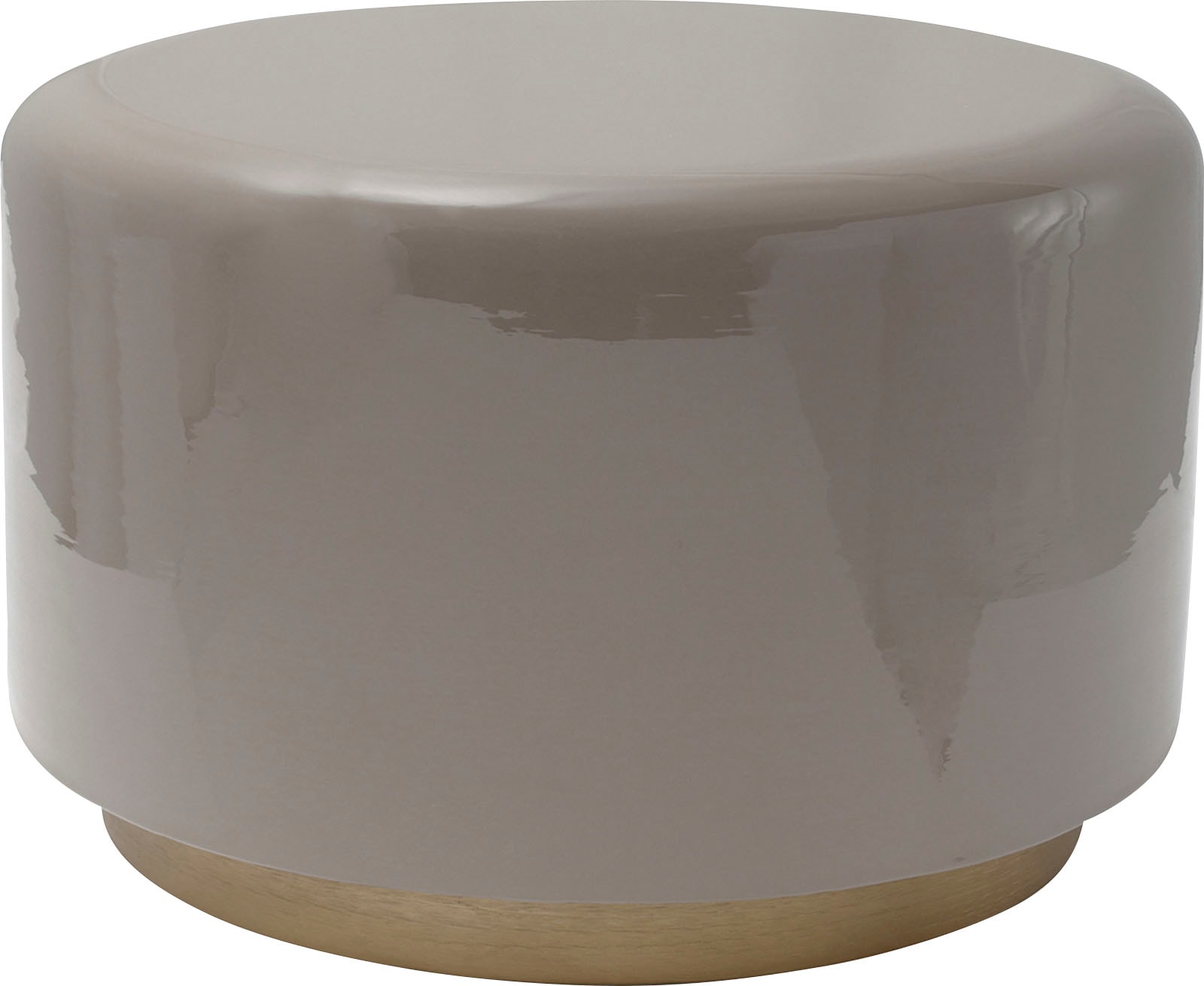 Kayoom Sitzhocker »Hocker Artisse, Edler Touch durch goldenen Sockel«, (1 St.), stilvoll, farbig lackiert, dekorativ, Moderner Look