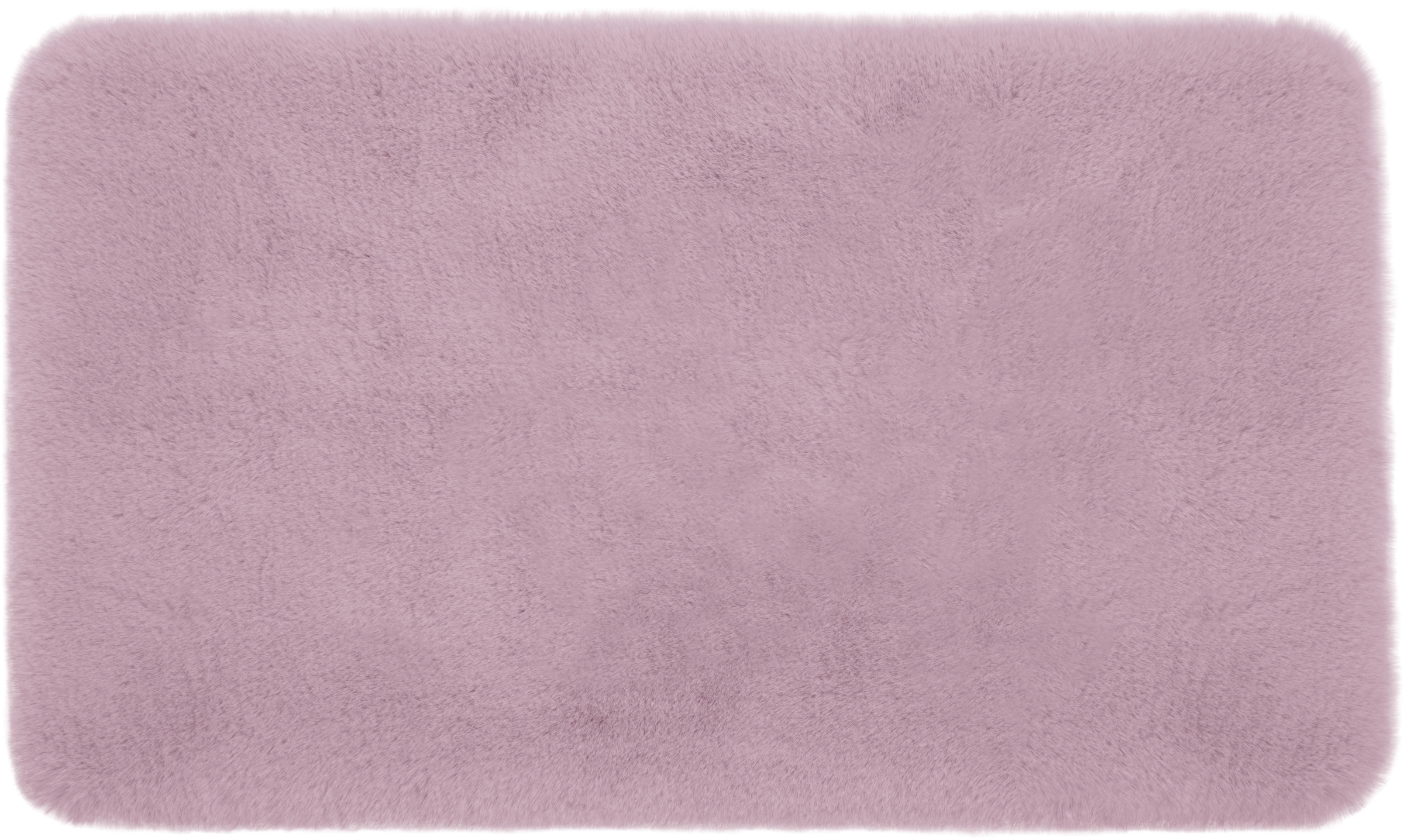 my home Badematte »Rabbit Badematten, Badvorleger, Badezimmer Teppich«, rutschhemmend beschichtet, strapazierfähig-fußbodenheizungsgeeignet-schnell trocknend, Kaninchenfell-Haptik, Badteppich, rechteckig, rund & als 3-tlg. Set