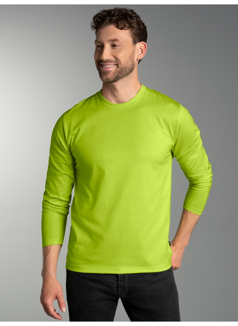 Trigema T-Shirt »TRIGEMA Langarmshirt aus 100% Baumwolle« 1 Stk.