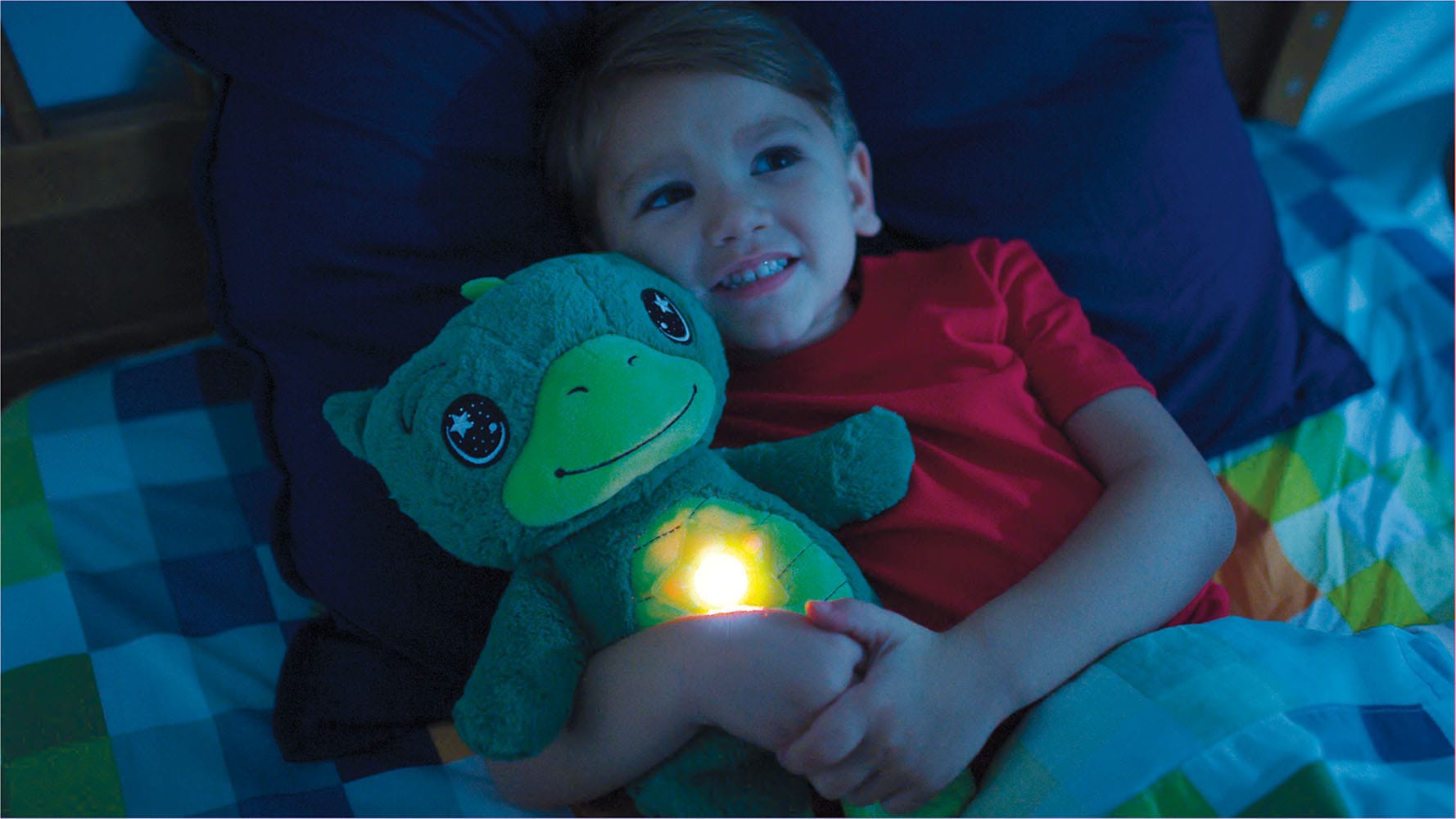 MediaShop Plüschfigur »Star Belly Dream Light - Verträumer Dino«, mit Nachtlichtfunktion