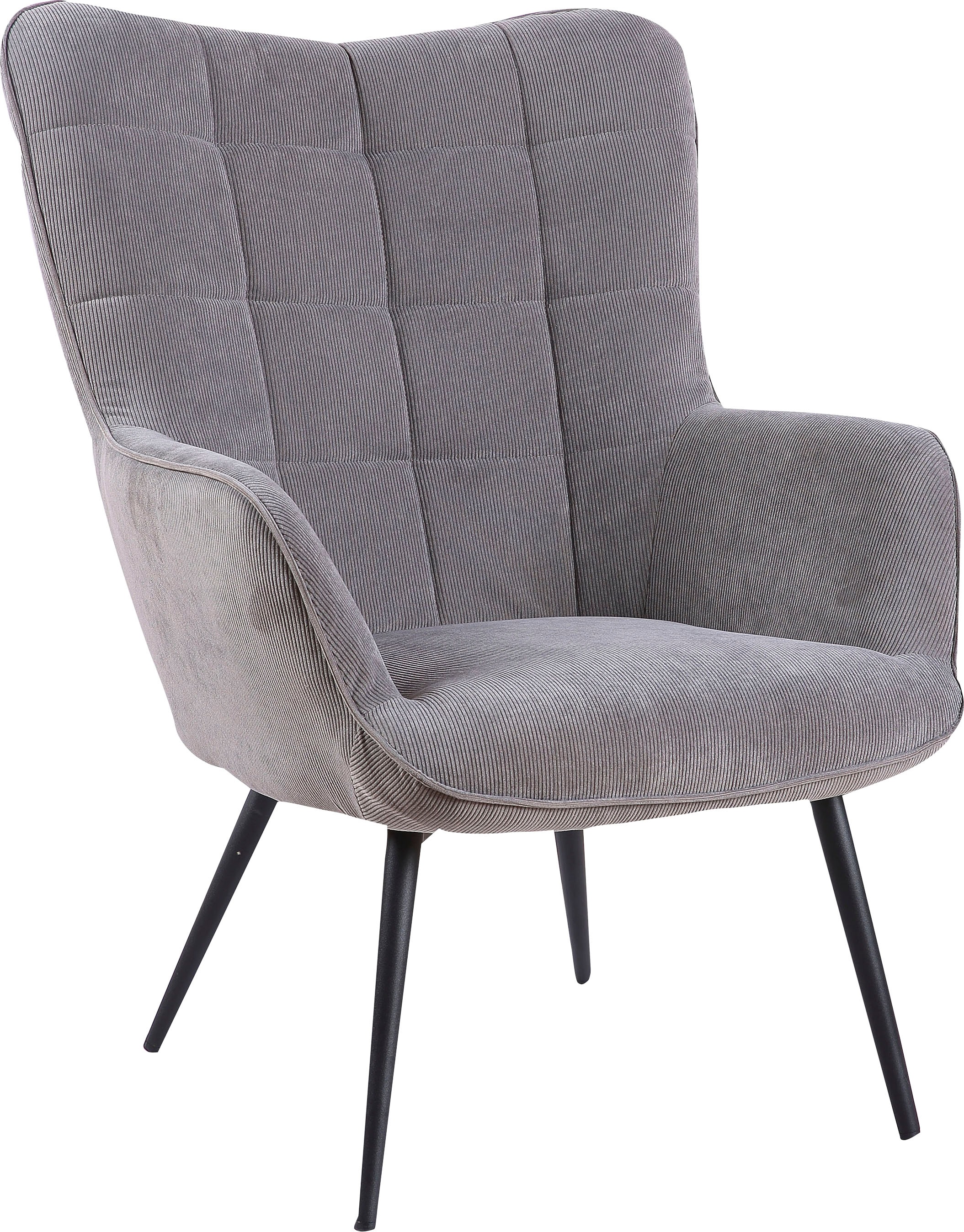 byLIVING Sitzgruppe »Uta«, Set, 2 tlg., Sessel mit Hocker