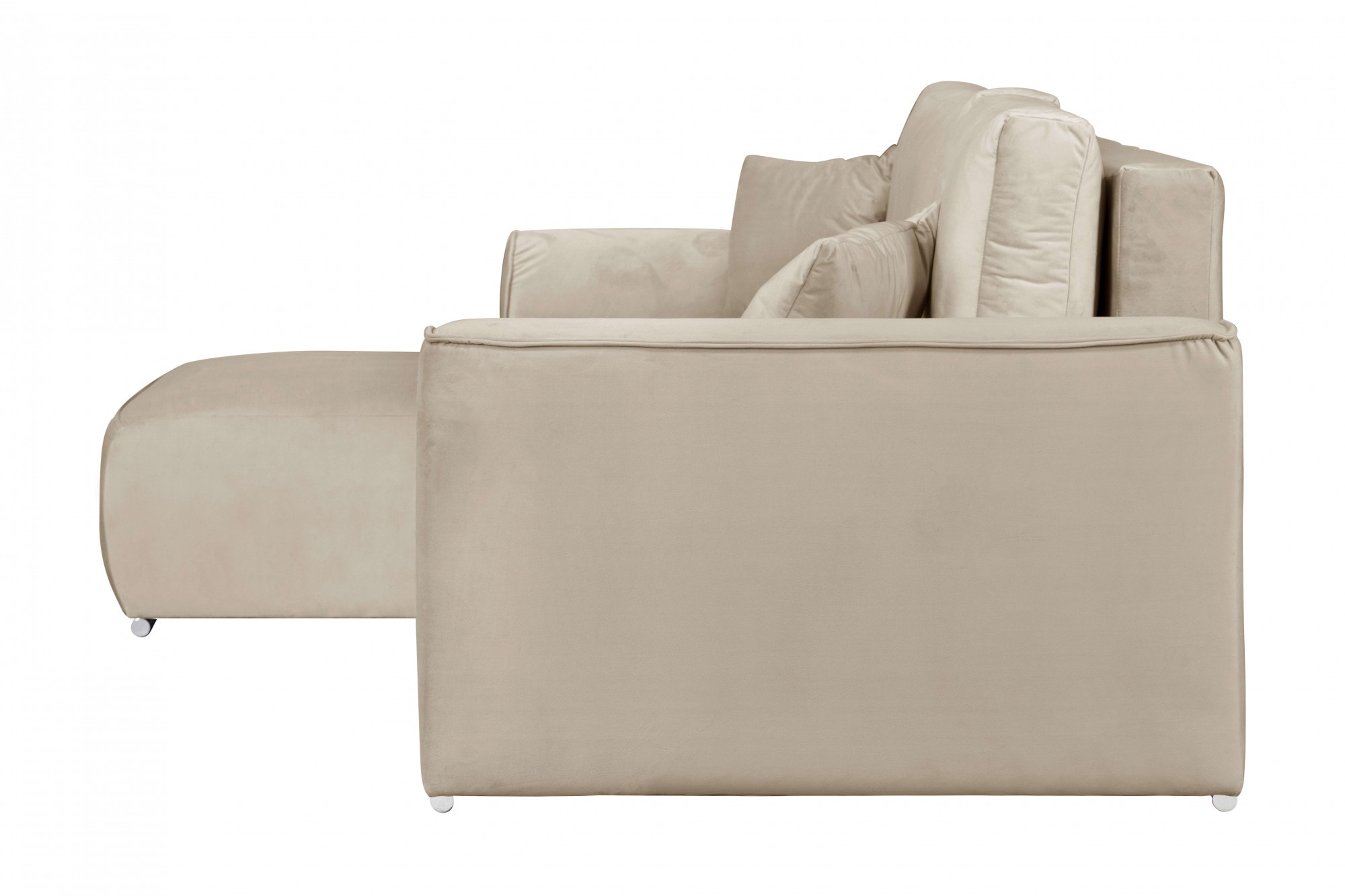 OTTO home Ecksofa »BEATRICE optionale Schlafsofa mit Bettkasten, B/T/H: 265/170/86 cm« L-Form, wahlweise auch mit Bettfunktion und Bettkasten