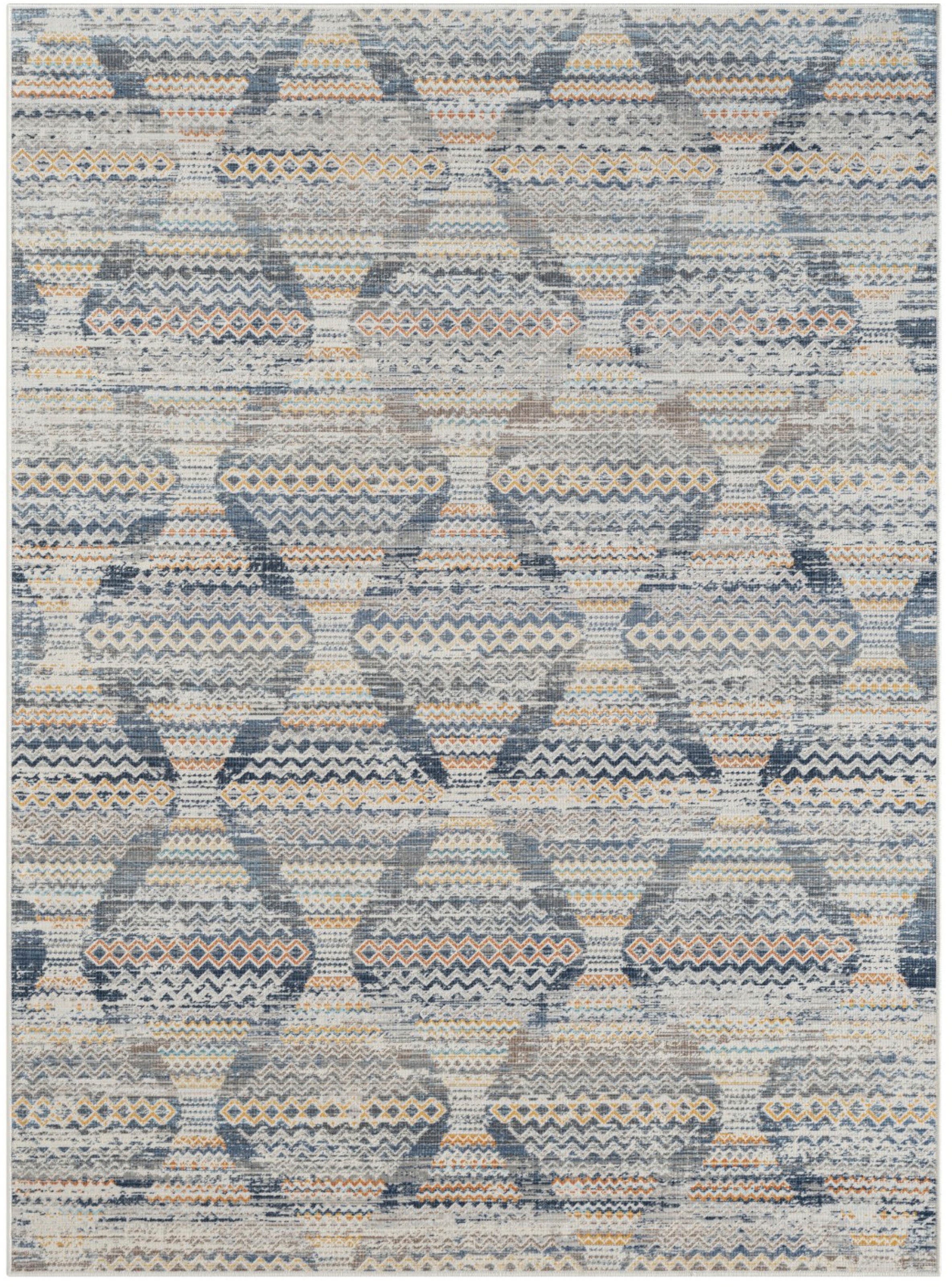 Myflair Möbel & Accessoires Teppich »Aurora 1« rechteckig 2 mm Höhe Flachgewebe, im modernem Used Look, superflach, weich durch Microfaser