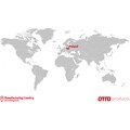 OTTO products Polsterbett »Merrit«, Quernaht im Kopf- und Fußteil, in 5 Breiten, auch in 220 cm Länge, incl. Roll-Lattenrost, Bezug aus recyceltem Material