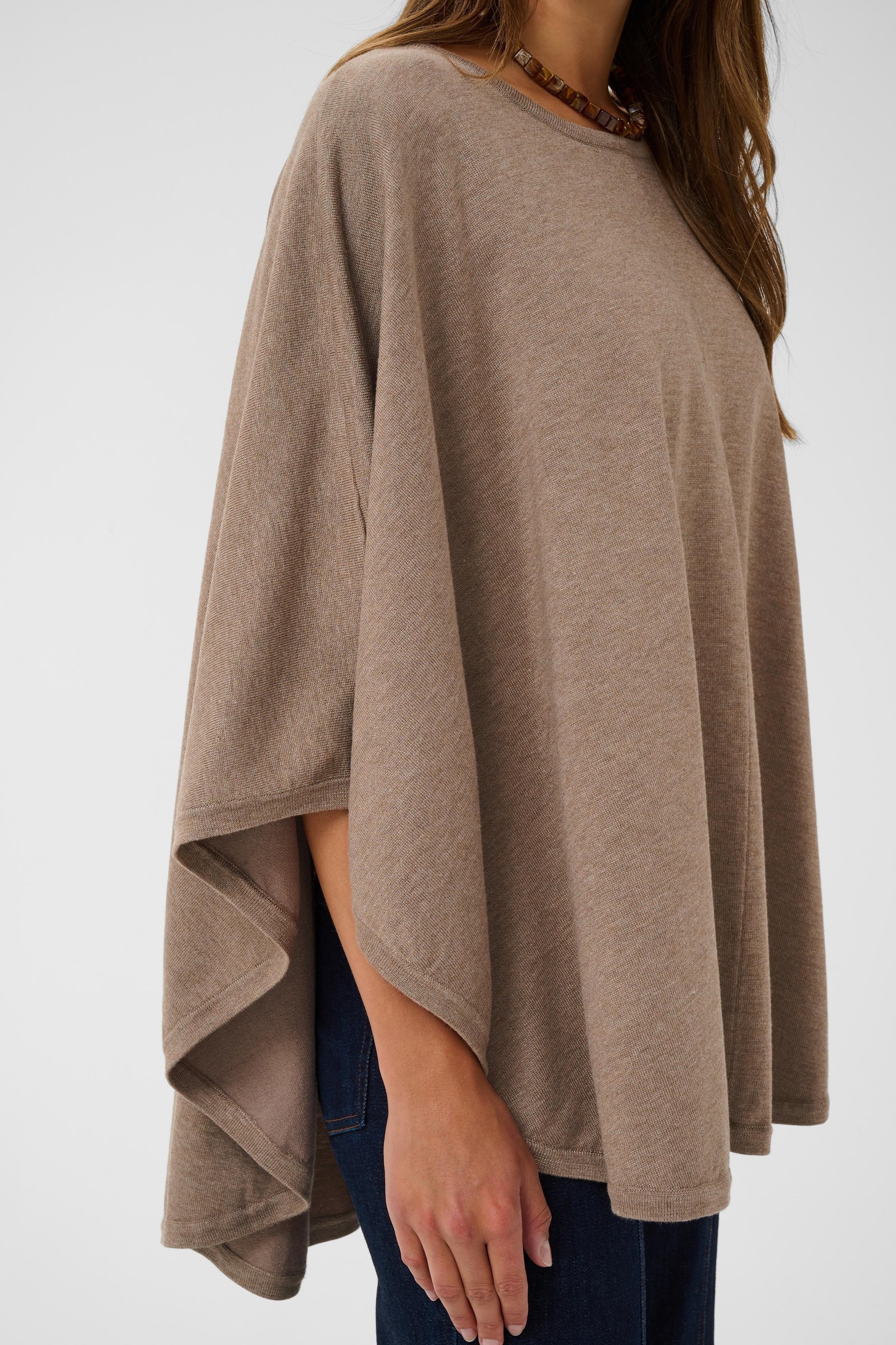 Saint Tropez Strickponcho »Damen Poncho BilliSZ«