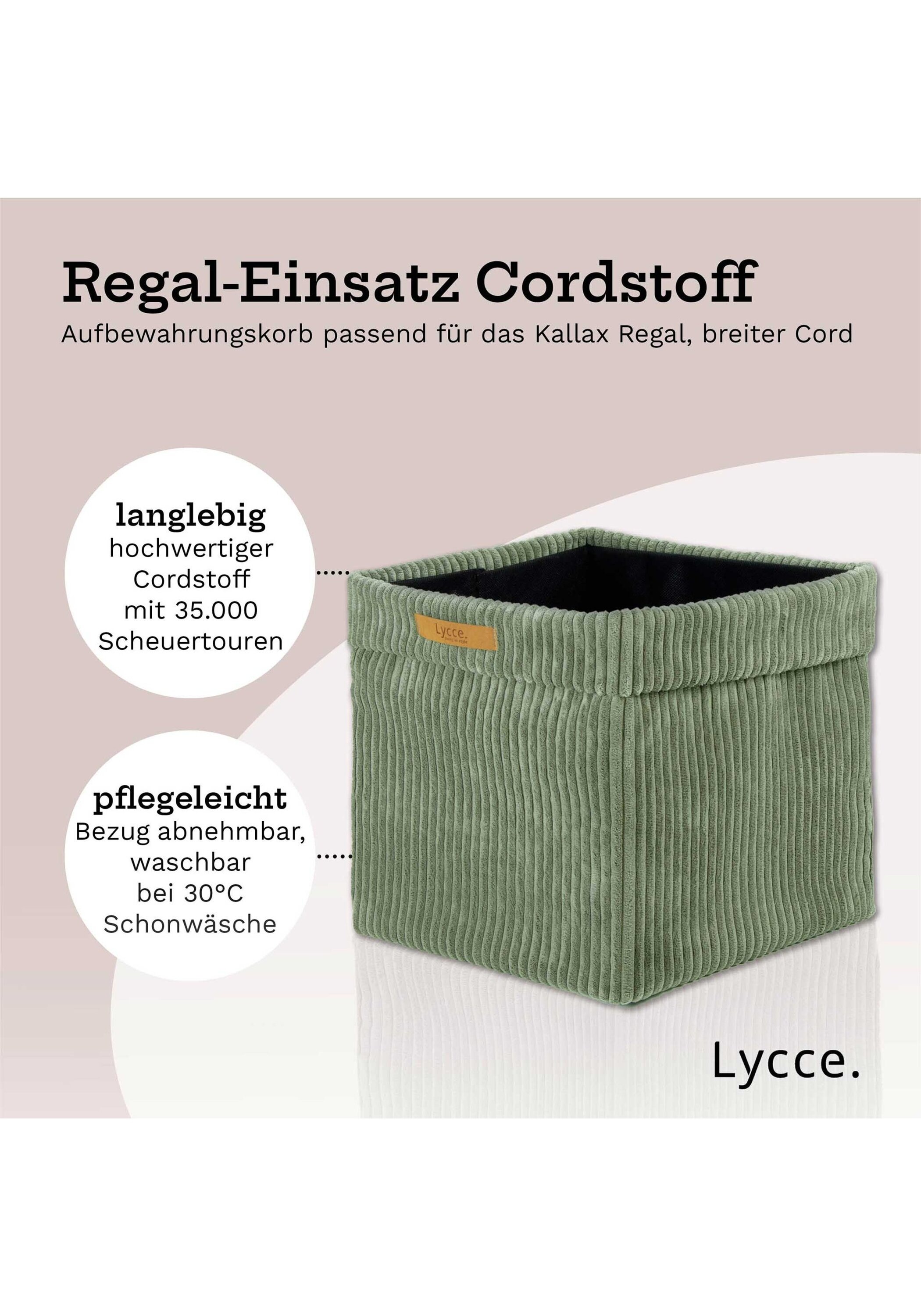 Lycce Aufbewahrungsbox »Aufbewahrungskorb Faltbare Aufbewahrungsbox Cord 1P 1er Pack«