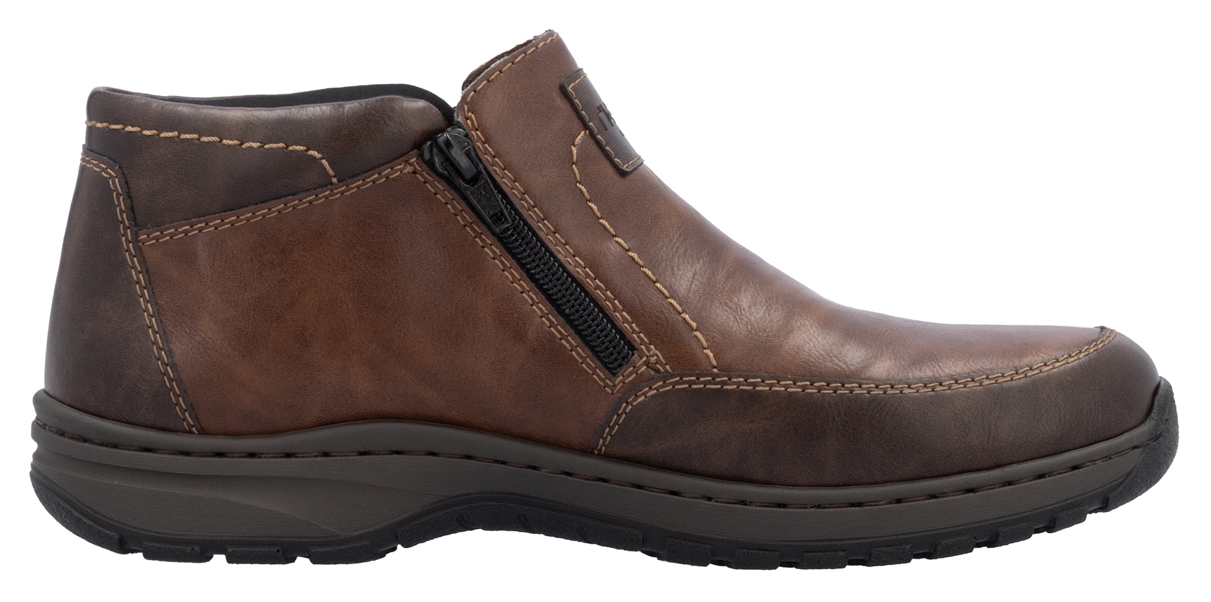 Rieker Winterboots, Winterstiefelette, Halbschuh mit beidseitigen Reißverschlüssen